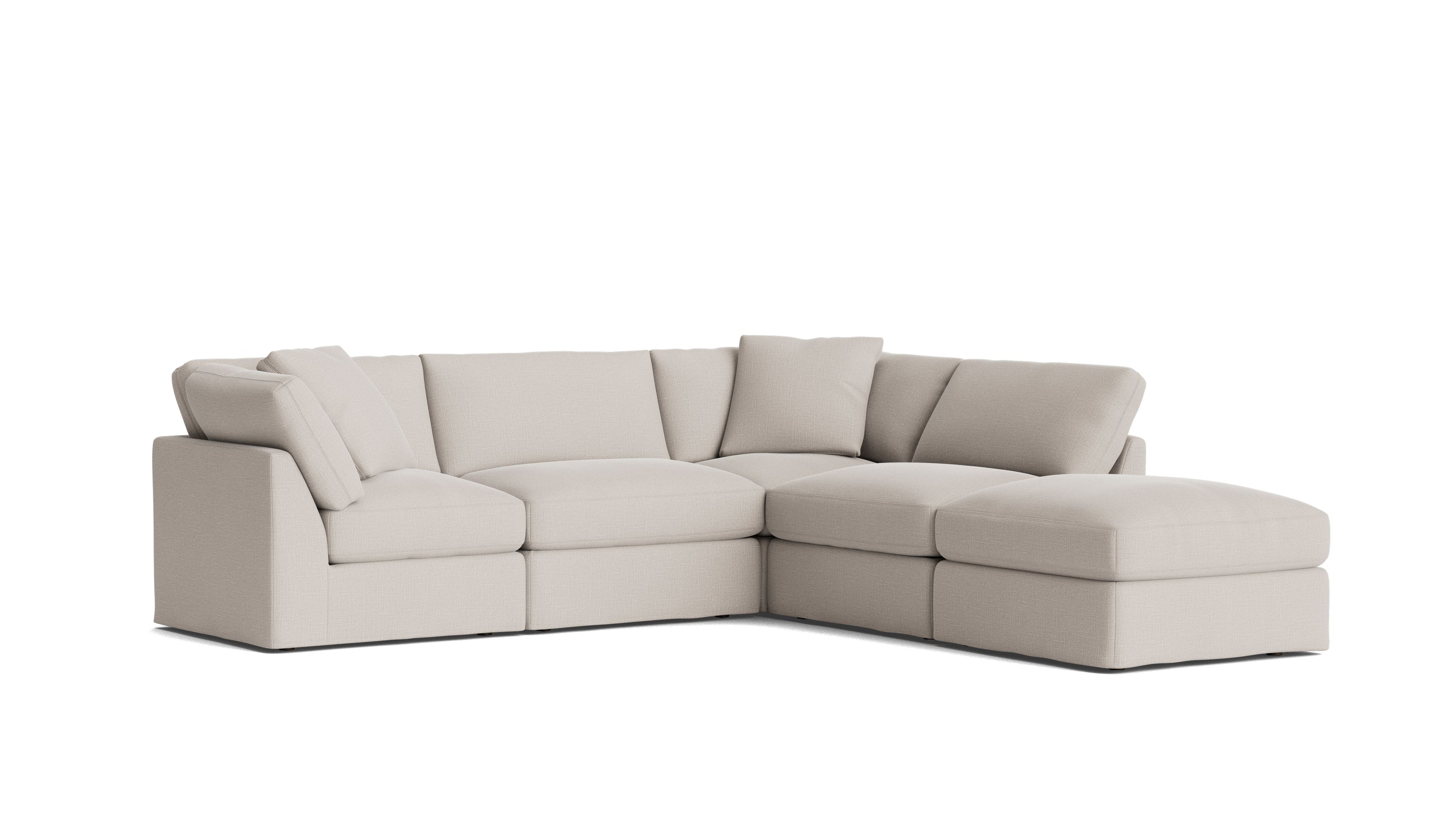 Get Together™ 5-Piece Modular Sectional, Standard, Clay