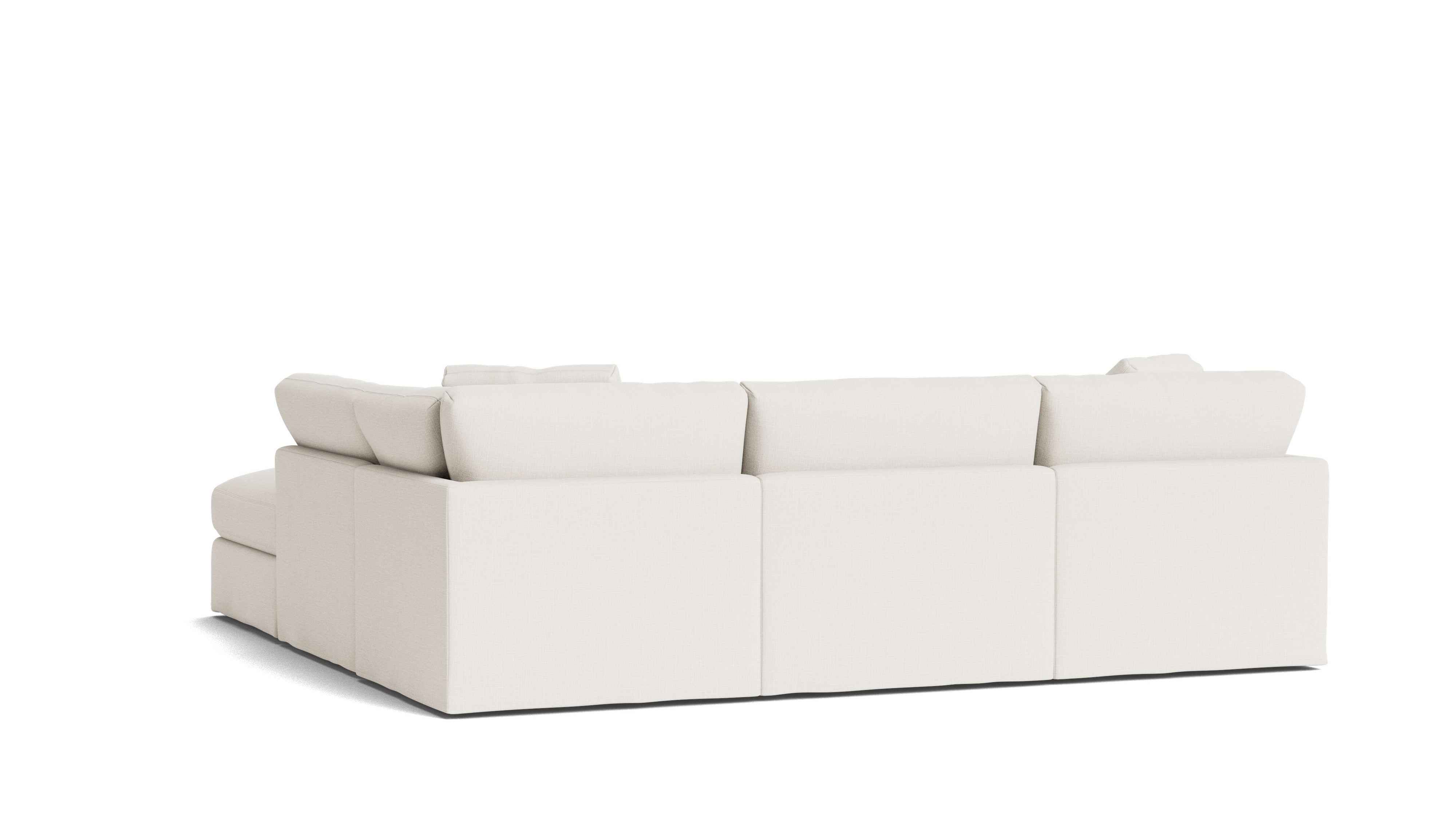 Get Together™ 5-Piece Modular Sectional, Standard, Cream Linen