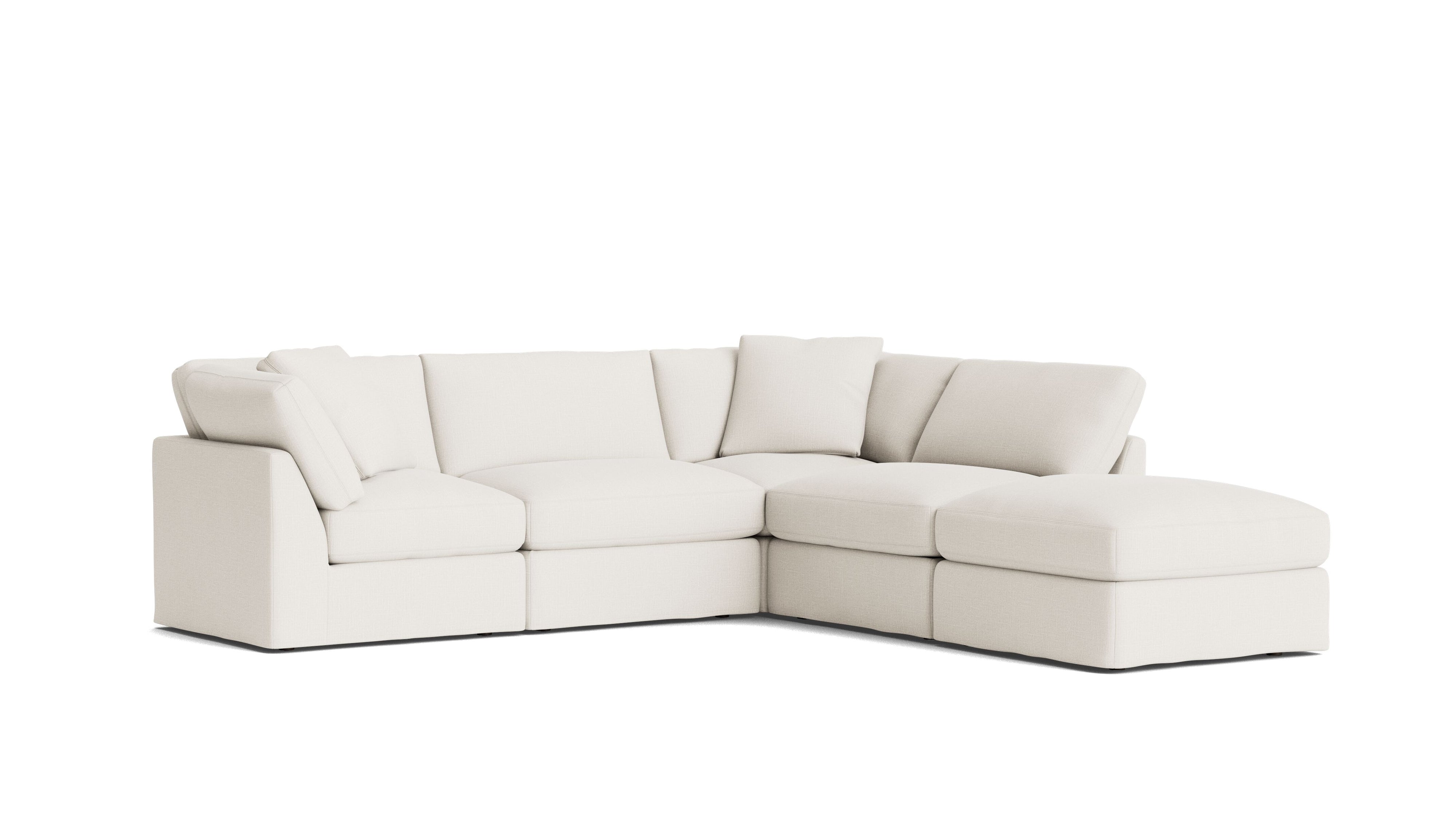 Get Together™ 5-Piece Modular Sectional, Standard, Cream Linen