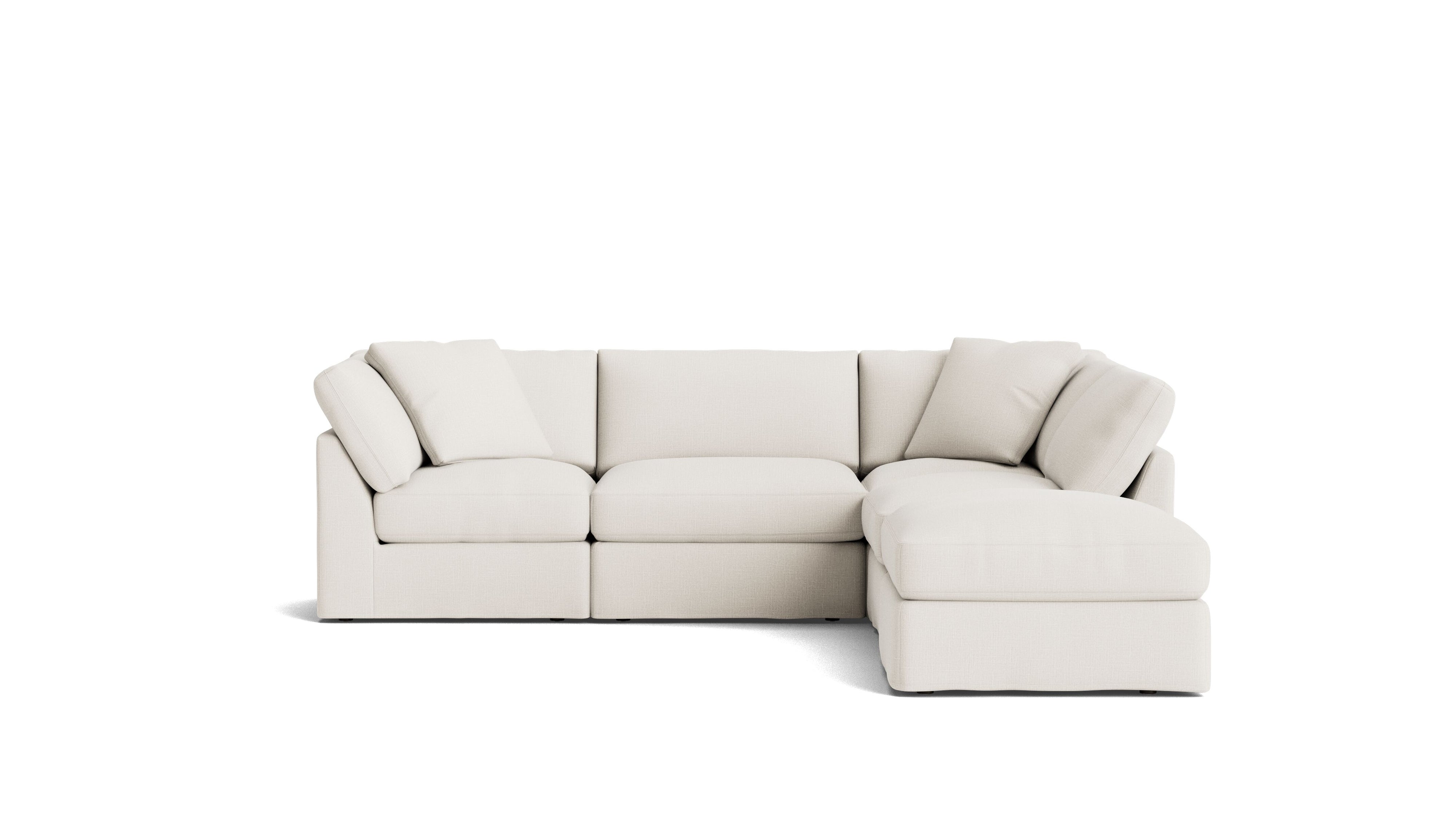 Get Together™ 5-Piece Modular Sectional, Standard, Cream Linen - Image 2
