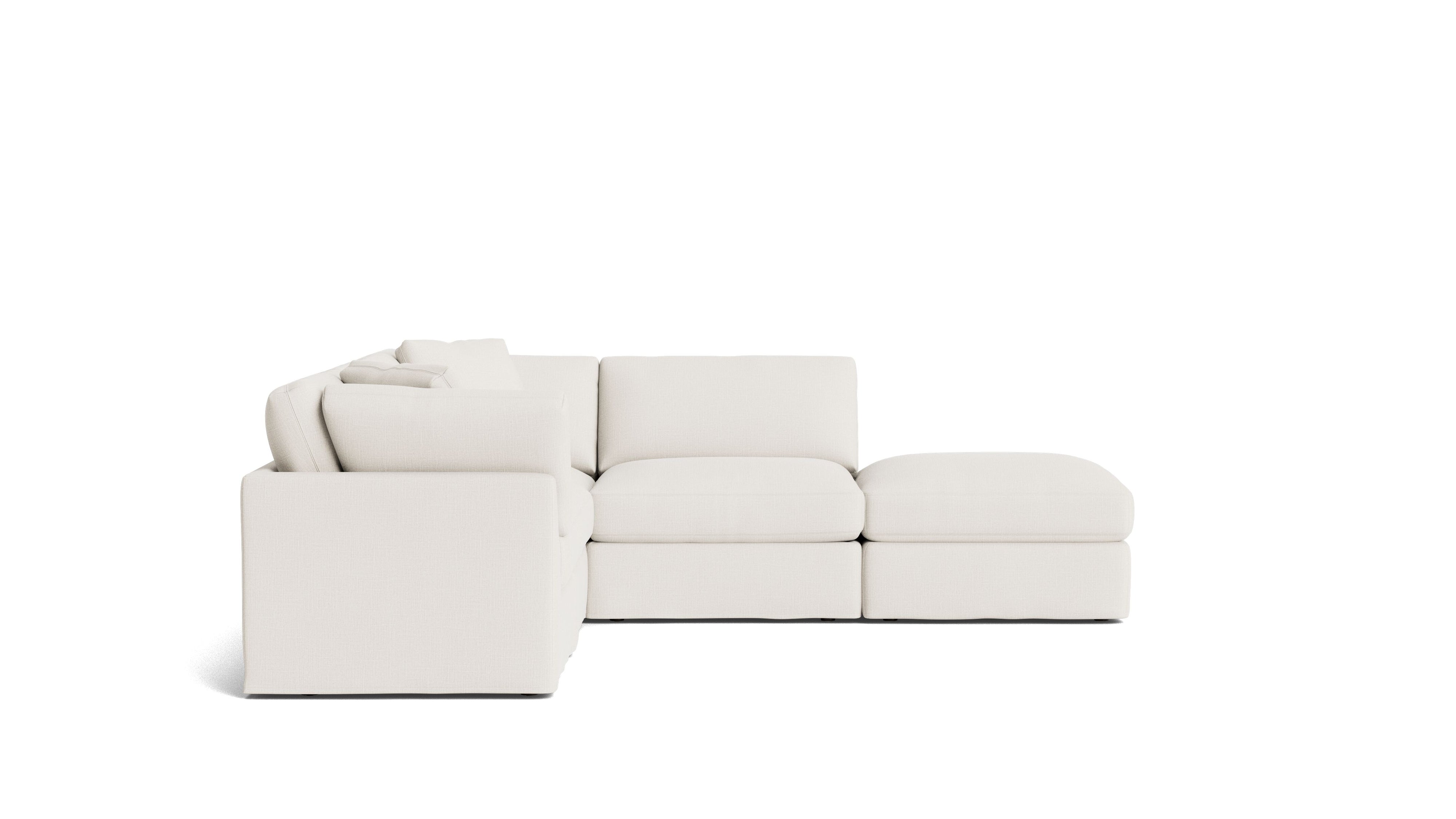 Get Together™ 5-Piece Modular Sectional, Standard, Cream Linen