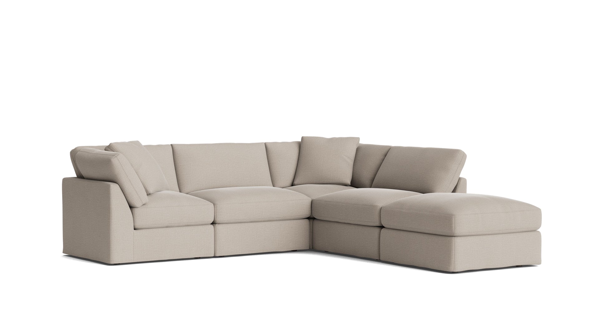 Get Together™ 5-Piece Modular Sectional, Standard, Light Pebble_image
