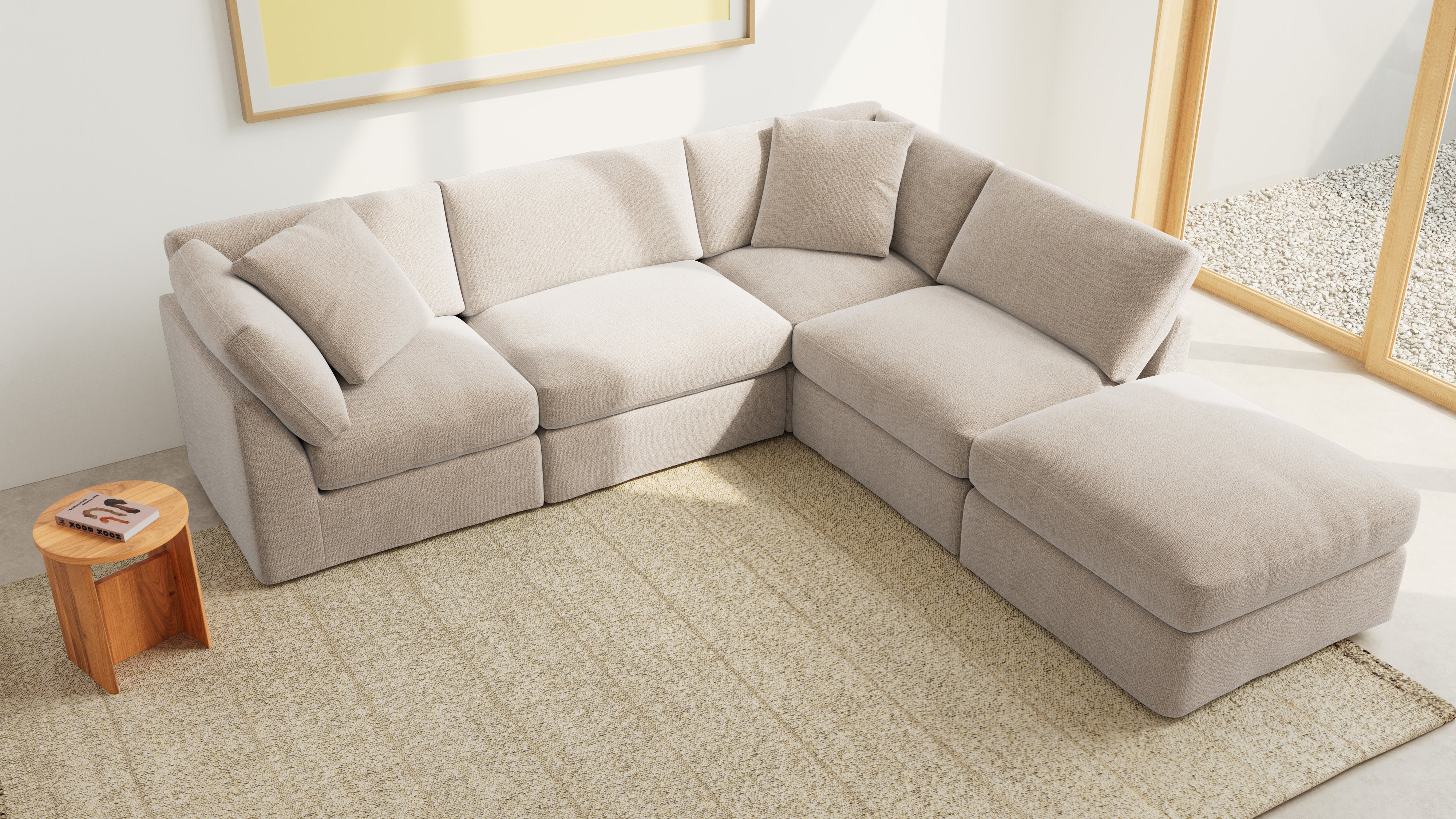 Get Together™ 5-Piece Modular Sectional, Standard, Champagne