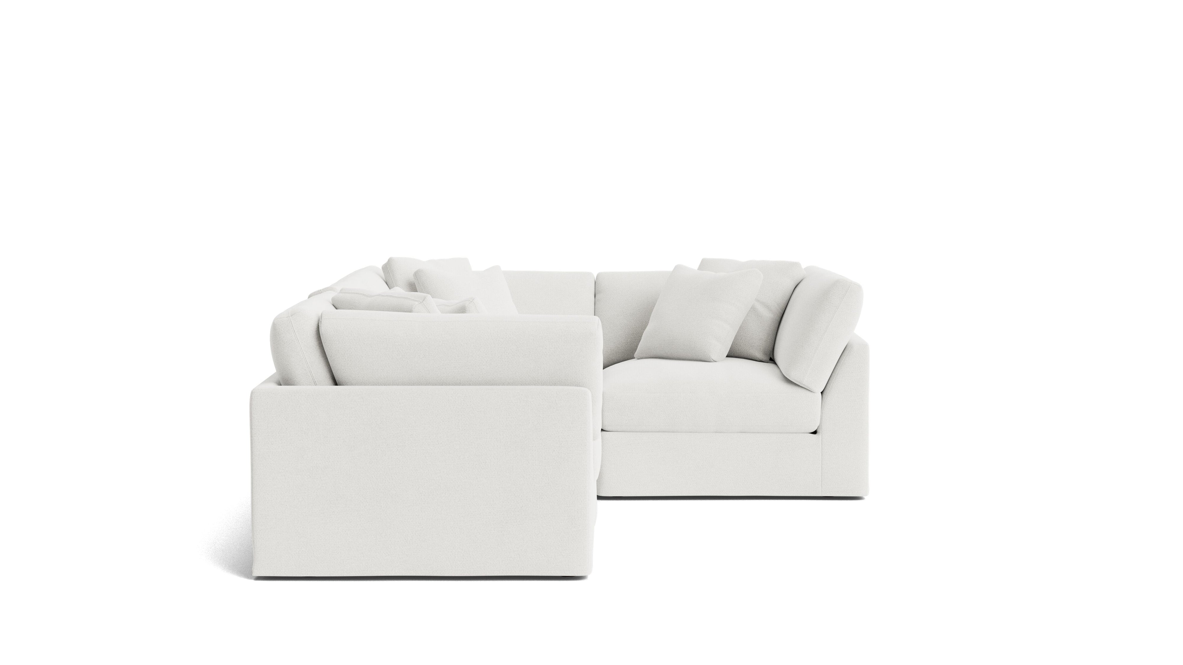 Get Together™ 4-Piece Modular Sectional Closed, Large, Sea Salt