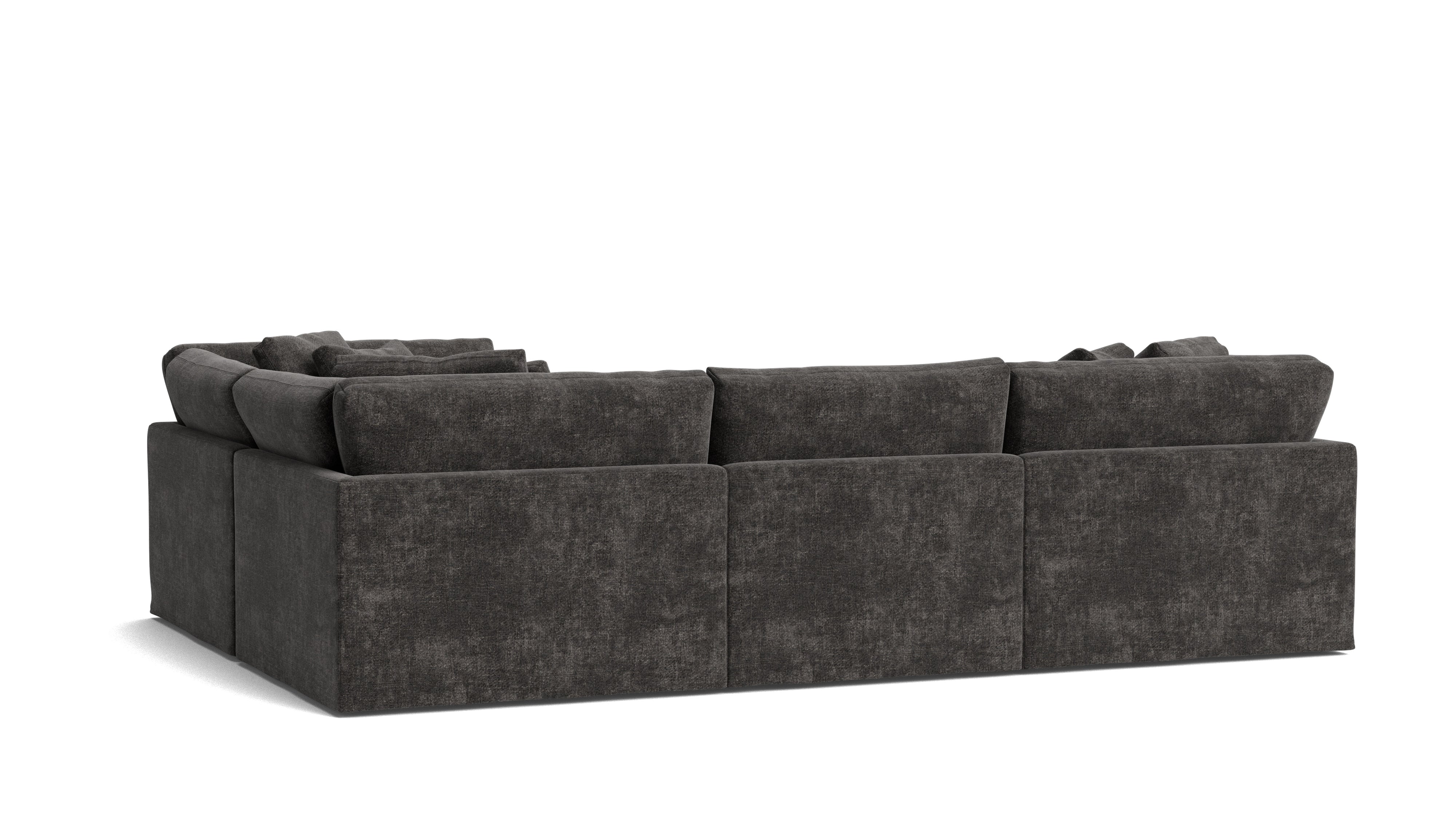 Get Together™ 4 - Piece Modular Sectional Closed, Large, Truffle - Sundays Company CanadaSEC-YJ-040-003