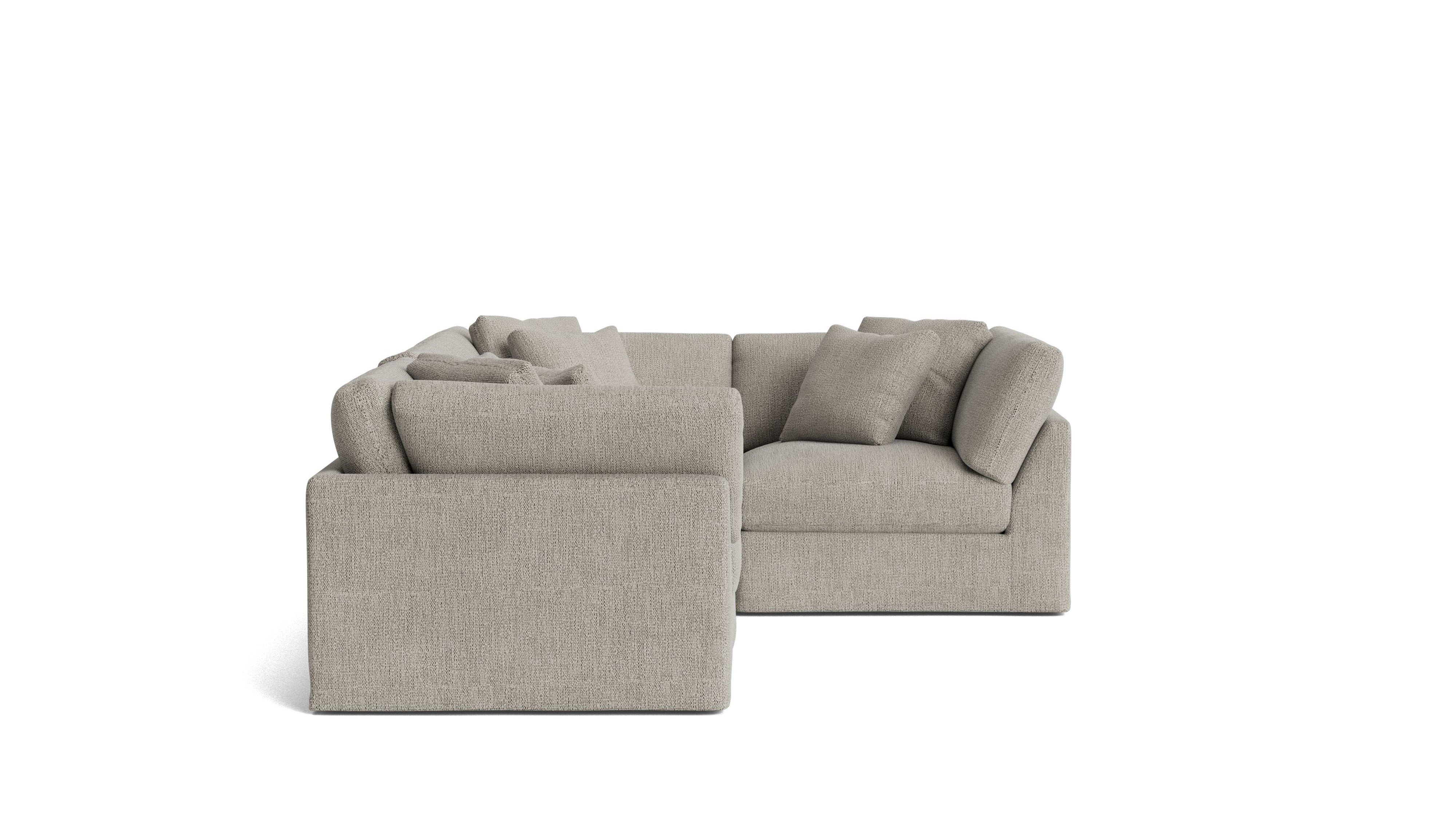 Get Together™ 4-Piece Modular Sectional Closed, Large, Oatmeal