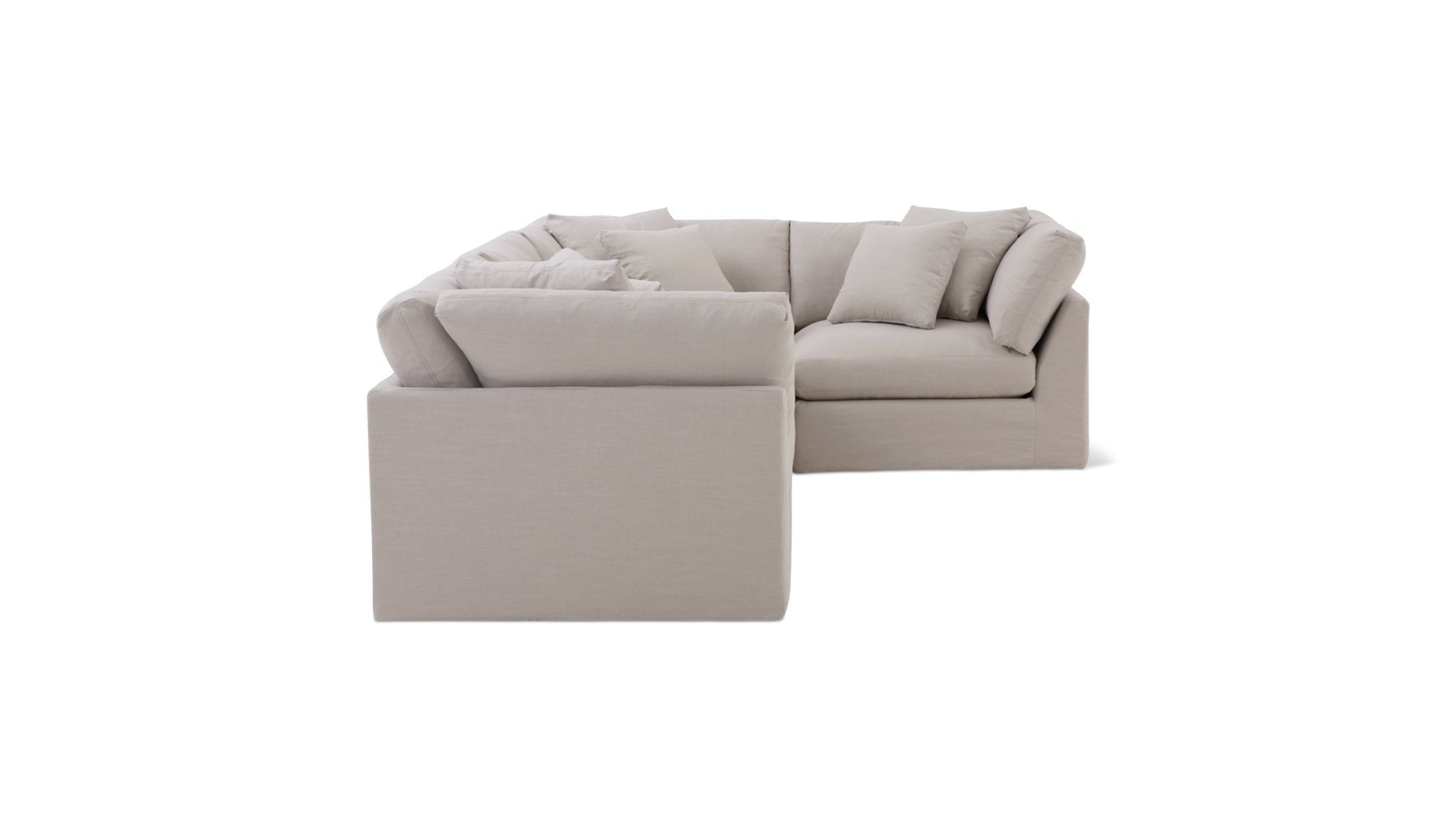 Get Together™ 4-Piece Modular Sectional Closed, Large, Clay - Image 13