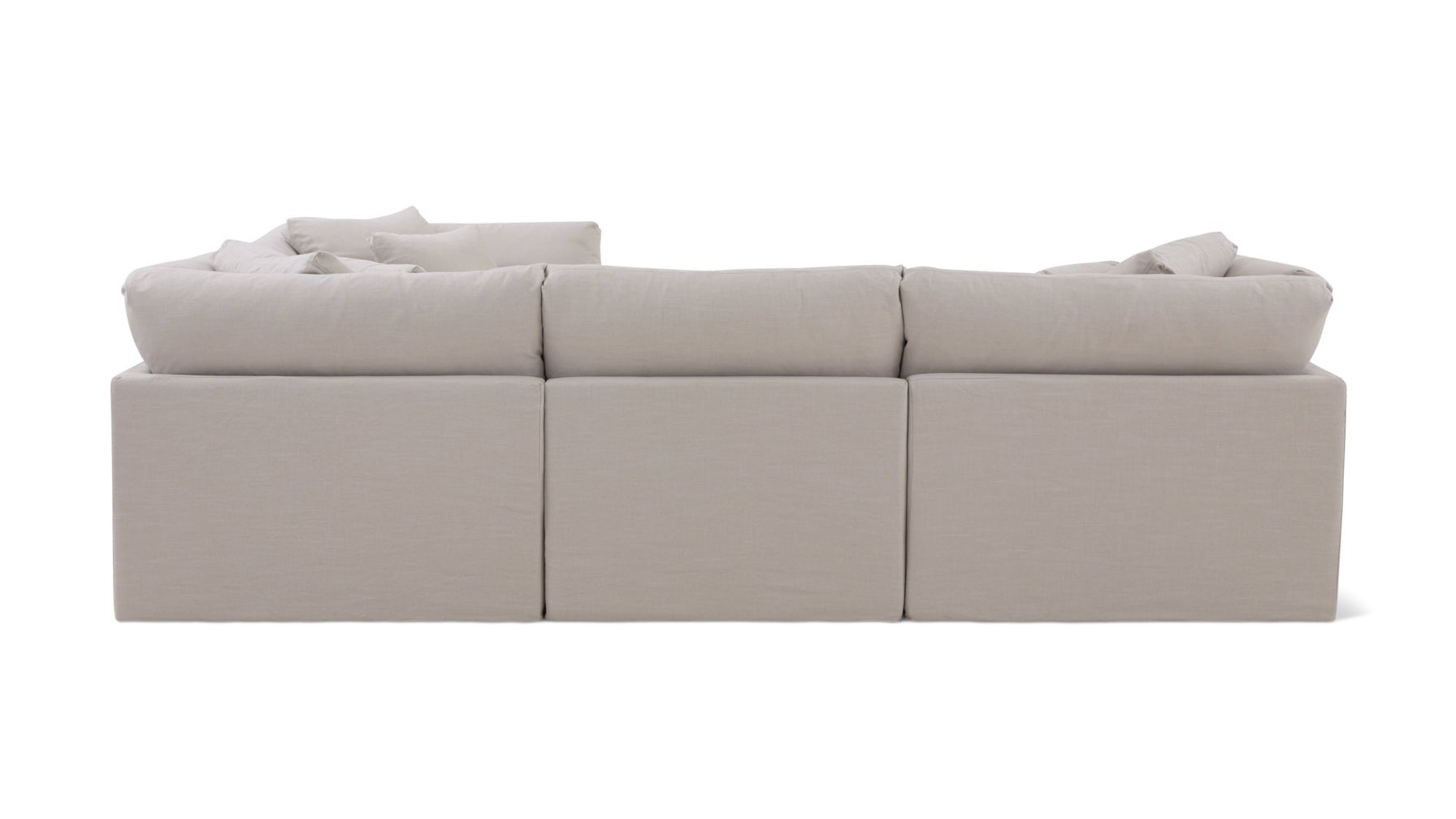 Get Together™ 4-Piece Modular Sectional Closed, Large, Clay - Image 13