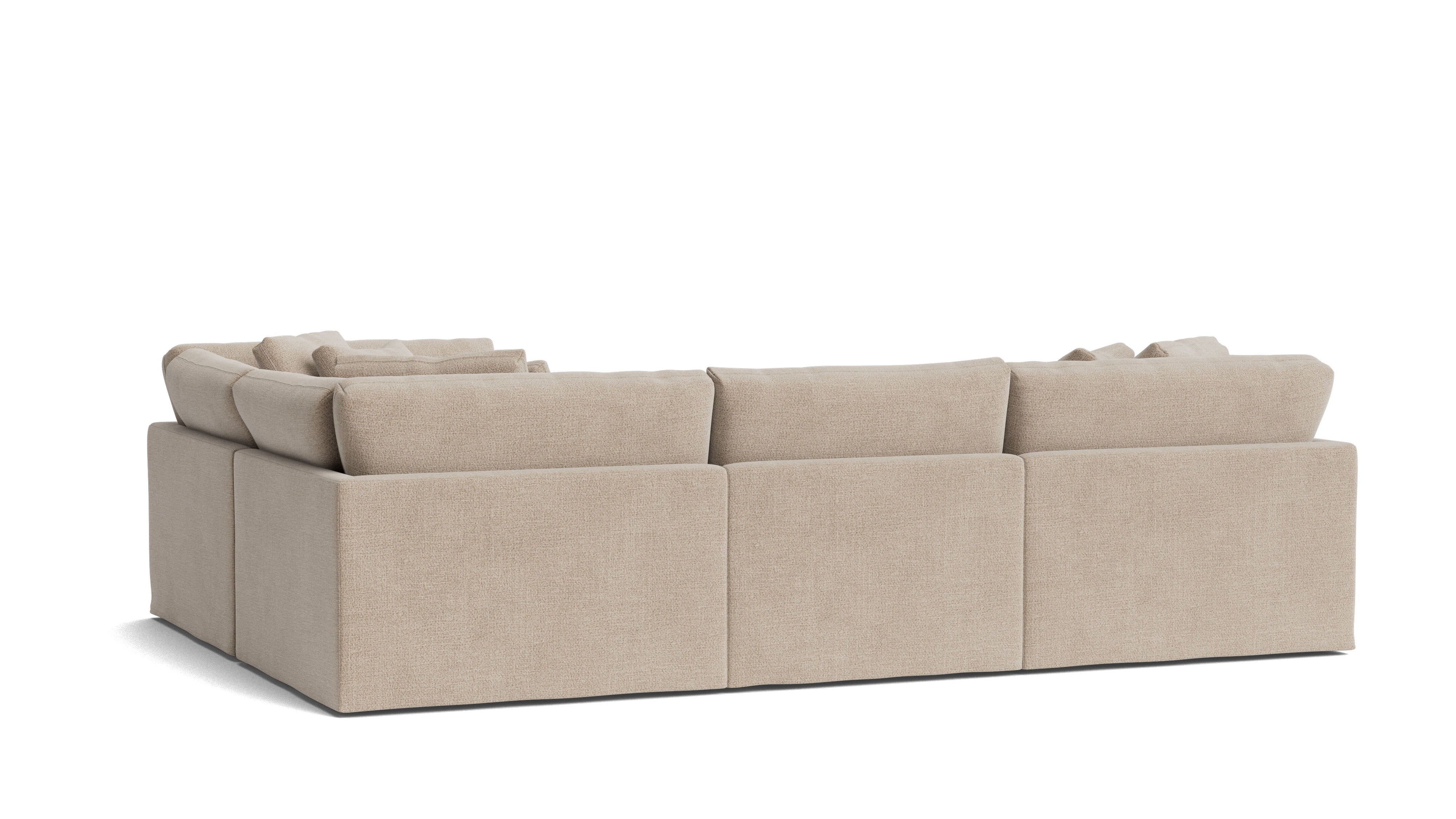 Get Together™ 4-Piece Modular Sectional Closed, Large, Champagne
