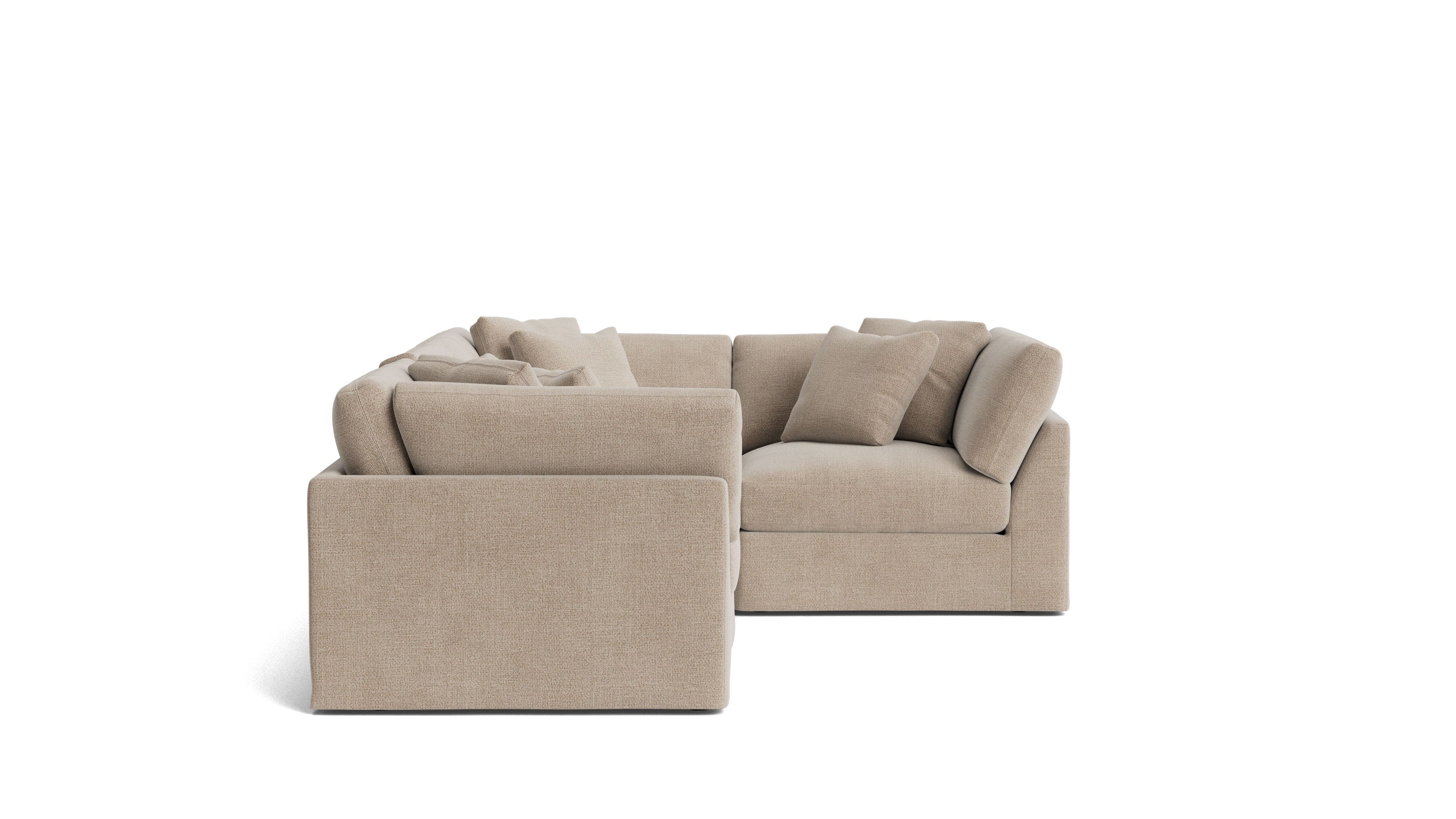 Get Together™ 4-Piece Modular Sectional Closed, Large, Champagne