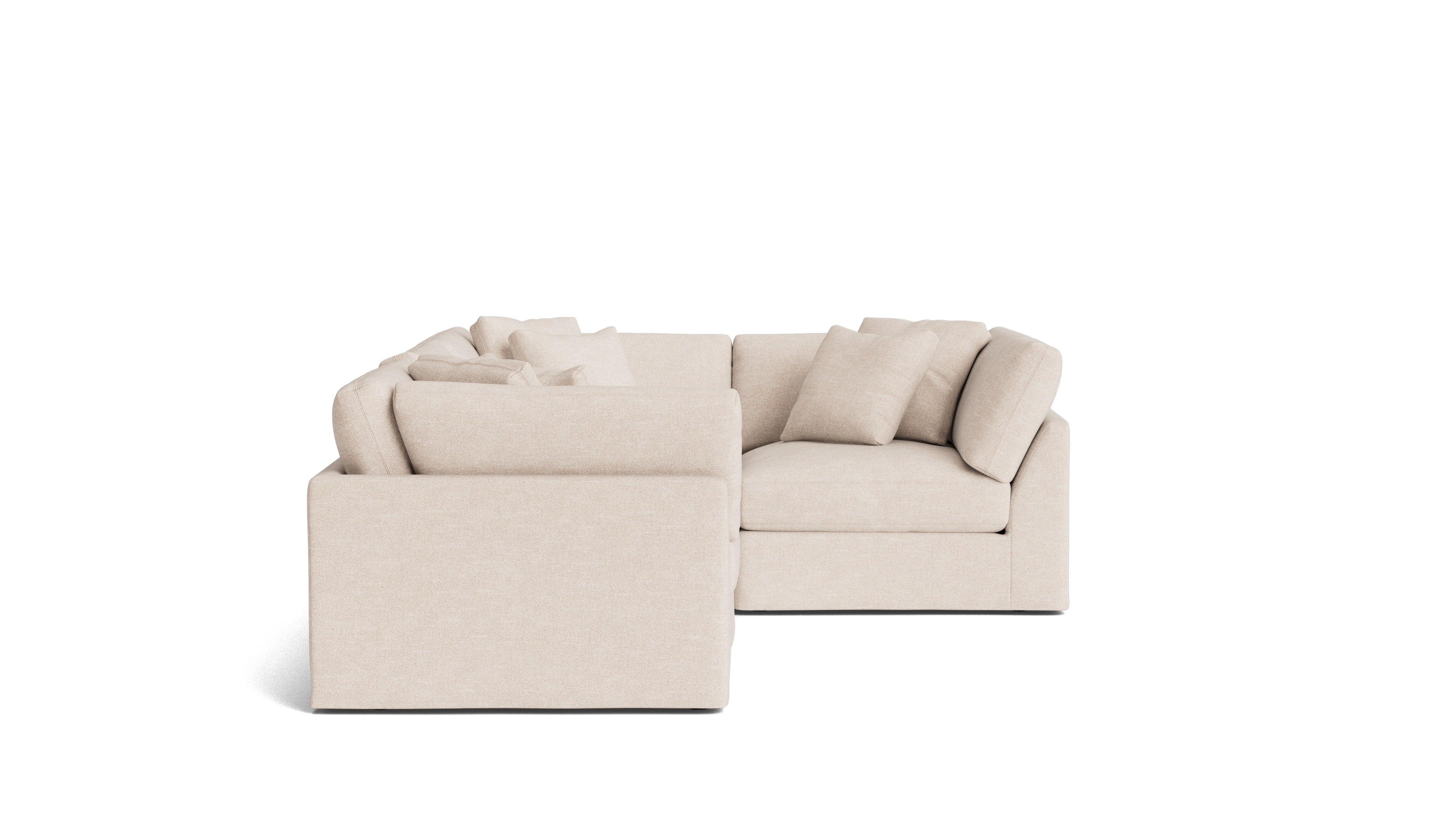 Get Together™ 4-Piece Modular Sectional Closed, Large, Sunbeam