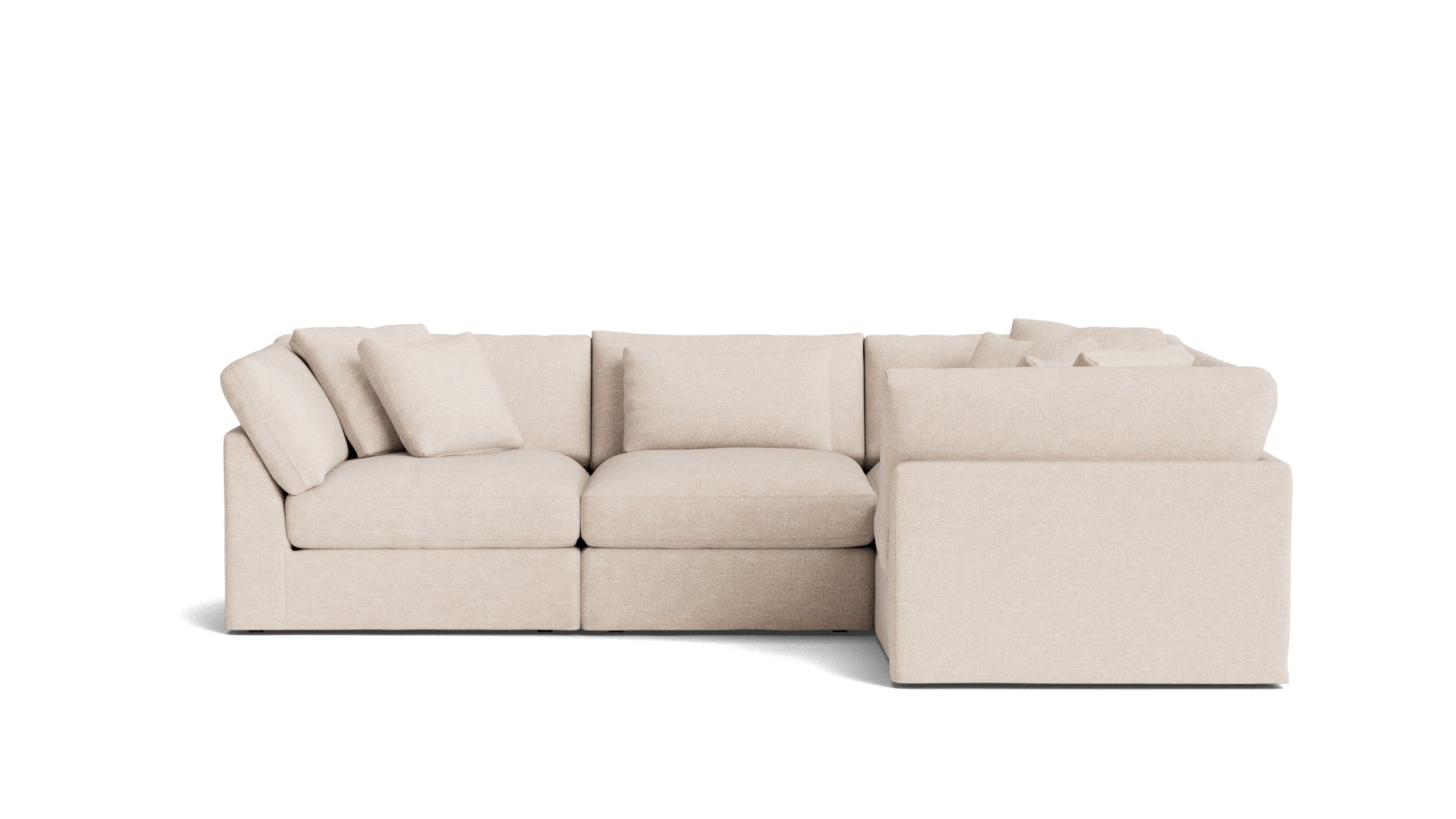 Get Together™ 4-Piece Modular Sectional Closed, Large, Sunbeam_image