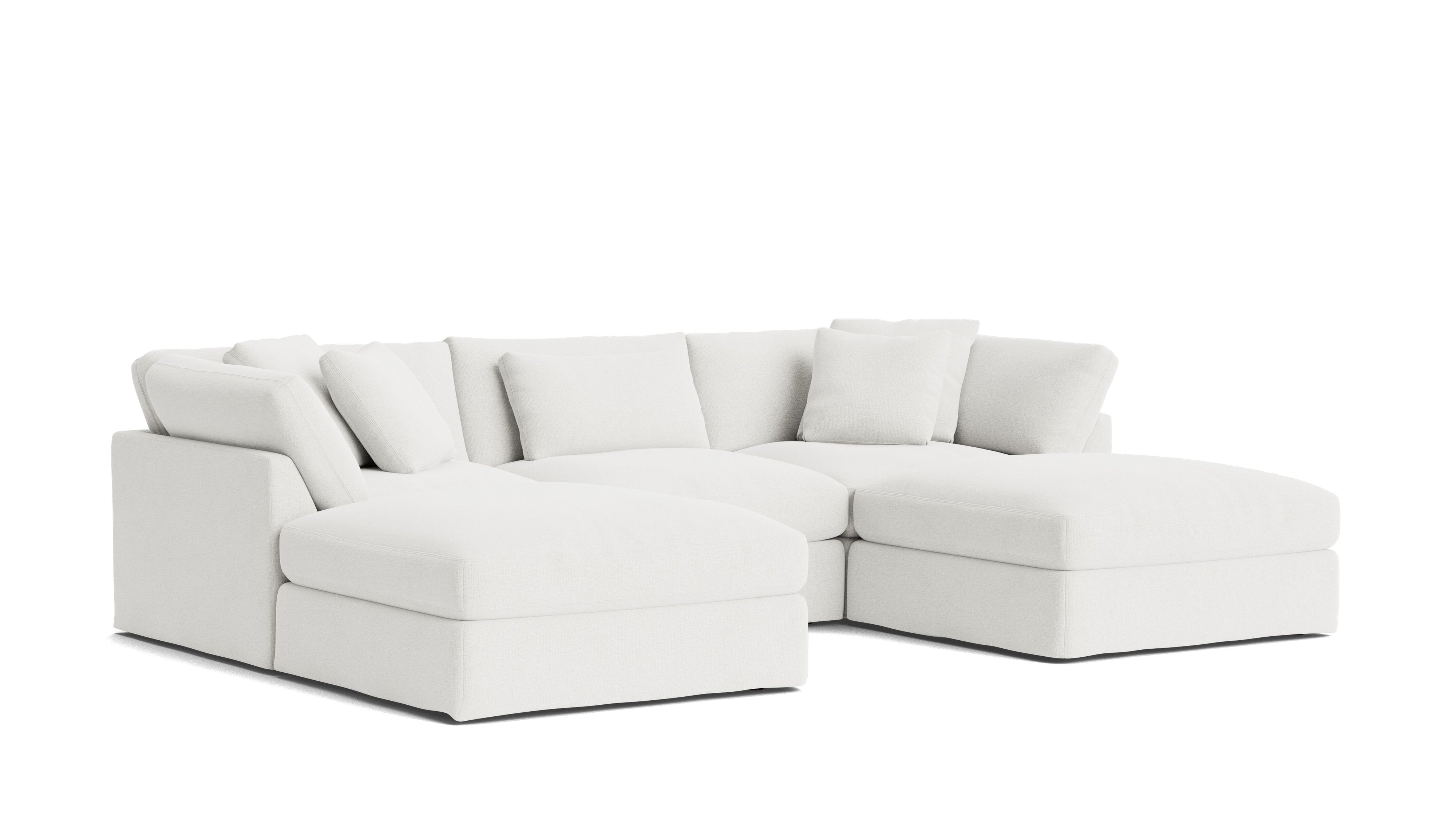 Get Together™ 5-Piece Modular U-Shaped Sectional, Large, Sea Salt - Image 8
