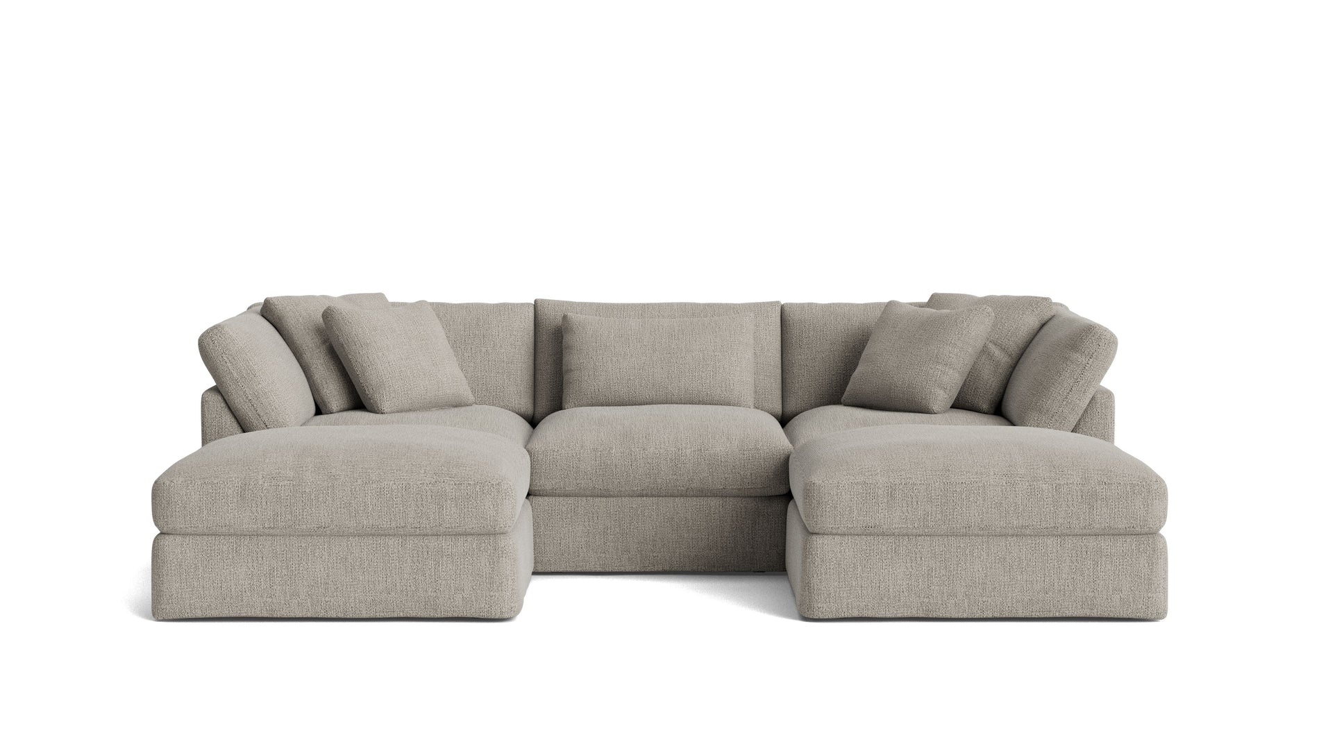 Get Together™ 5-Piece Modular U-Shaped Sectional, Large, Oatmeal_image