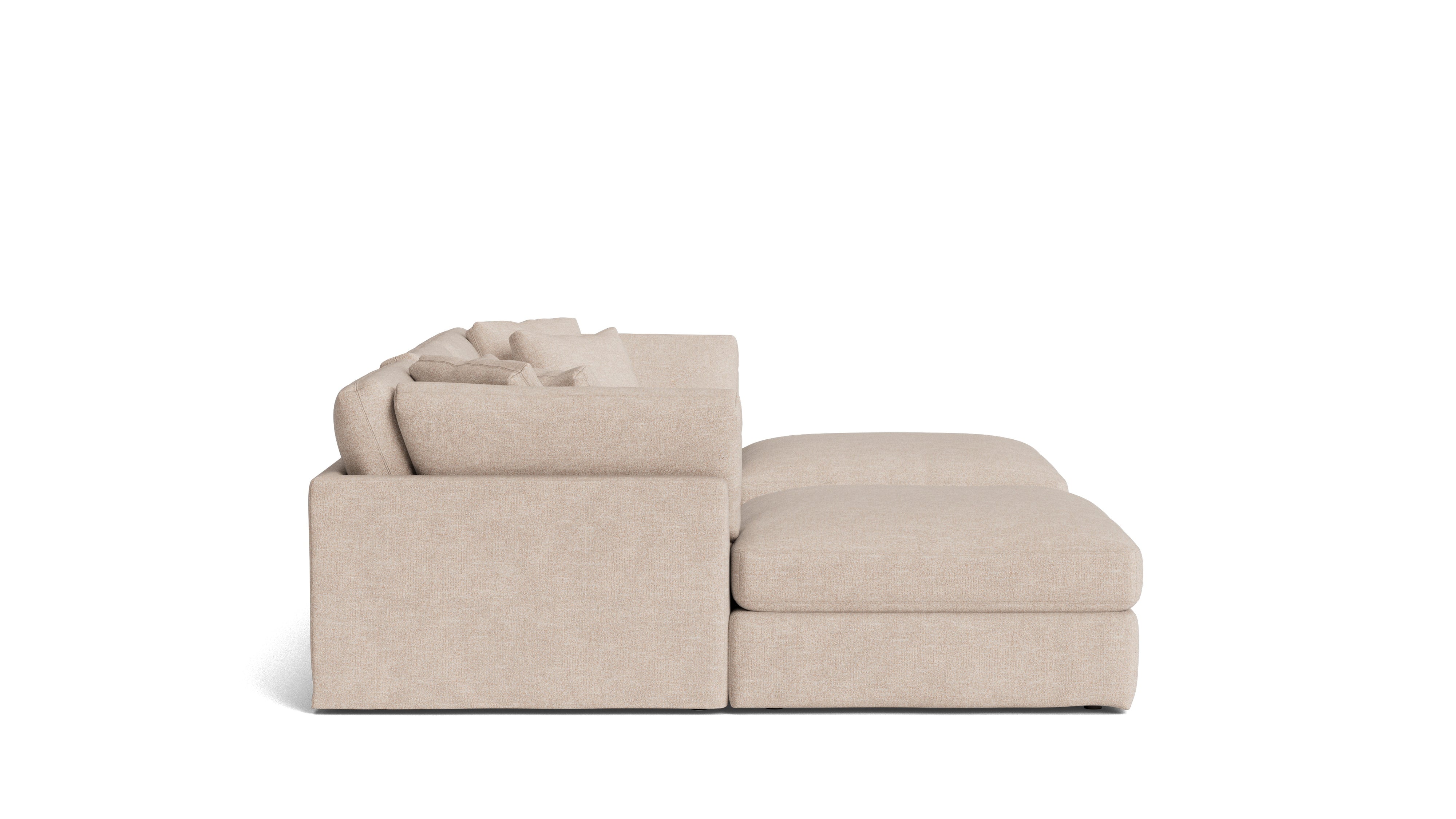 Get Together™ 5 - Piece Modular U - Shaped Sectional, Large, Sunbeam - Sundays Company CanadaSEC-YJ-041-141