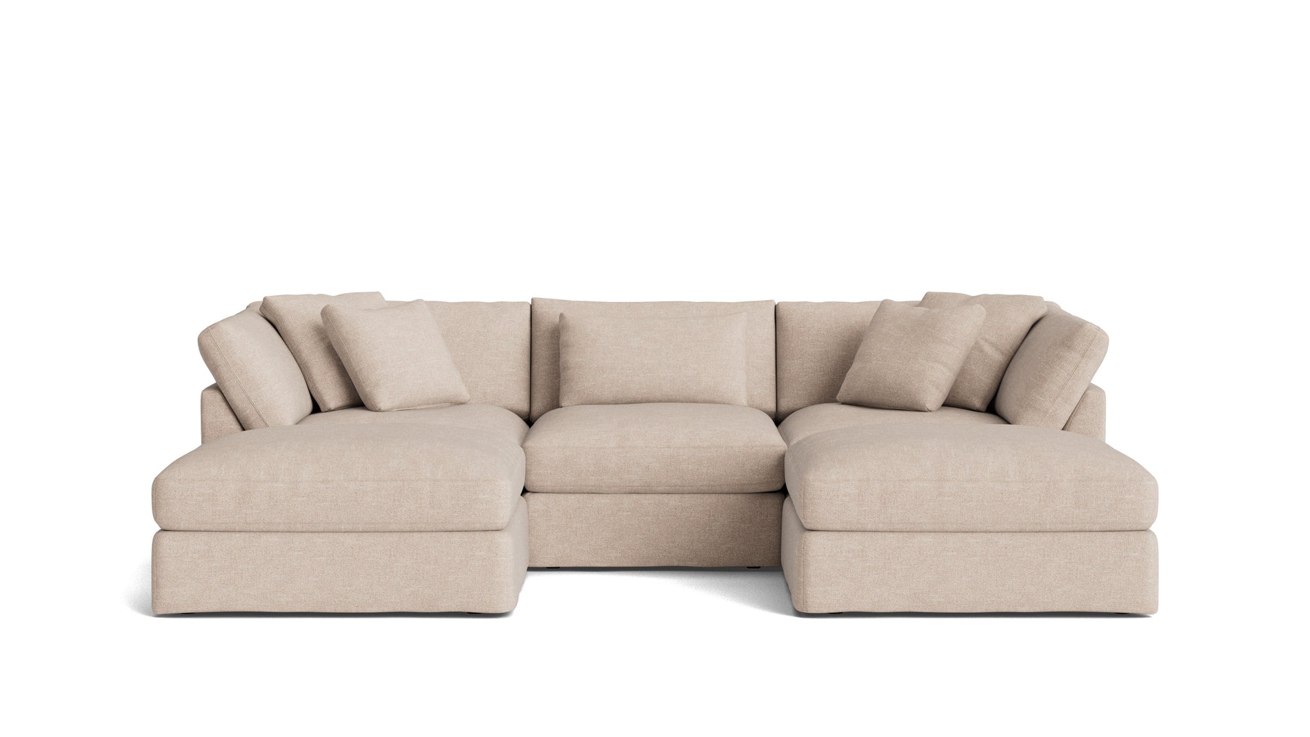 Get Together™ 5-Piece Modular U-Shaped Sectional, Large, Sunbeam_image