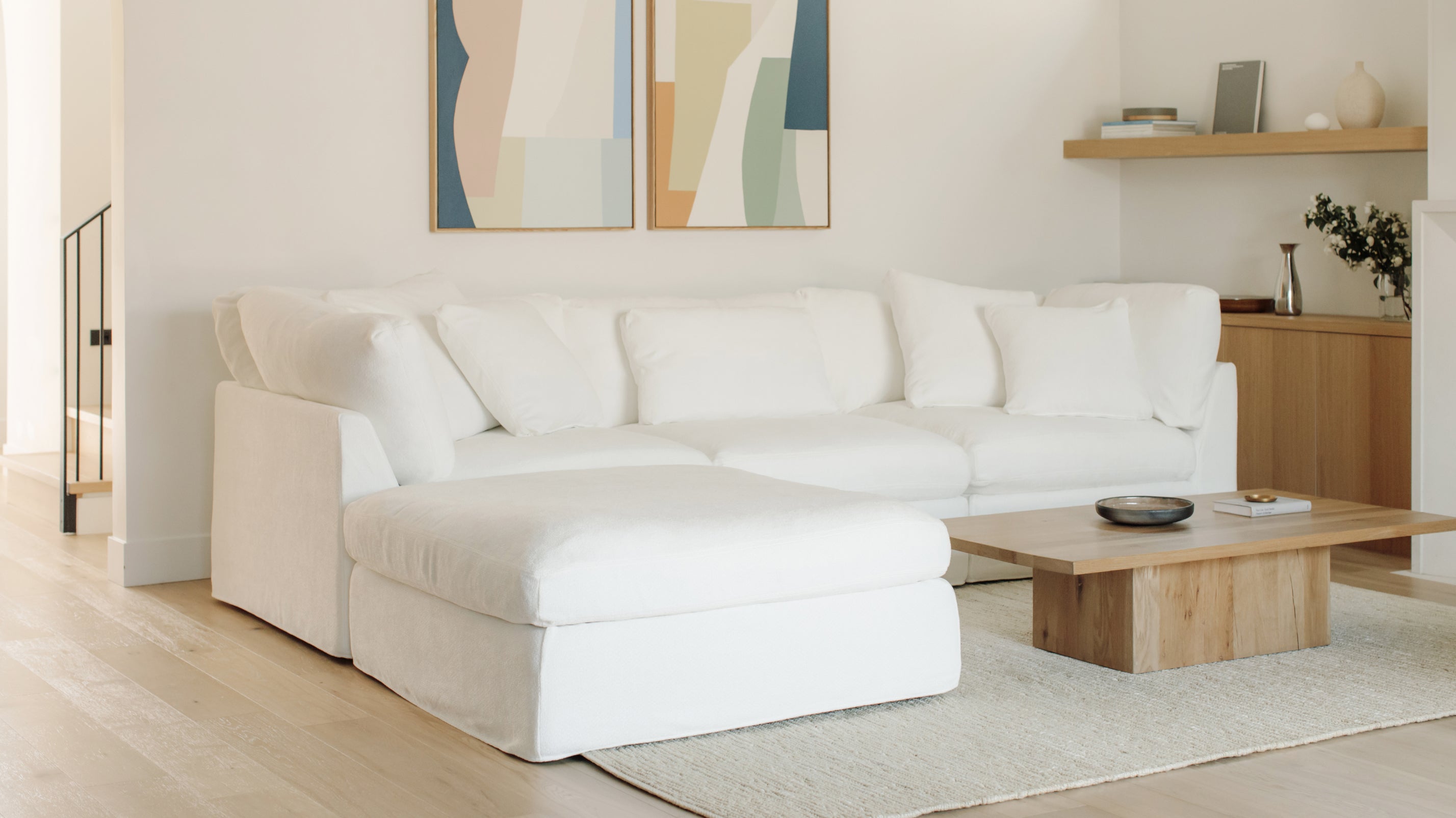 Get Together™ 6-Piece Modular U-Shaped Sectional, Standard, Sea Salt - Image 9