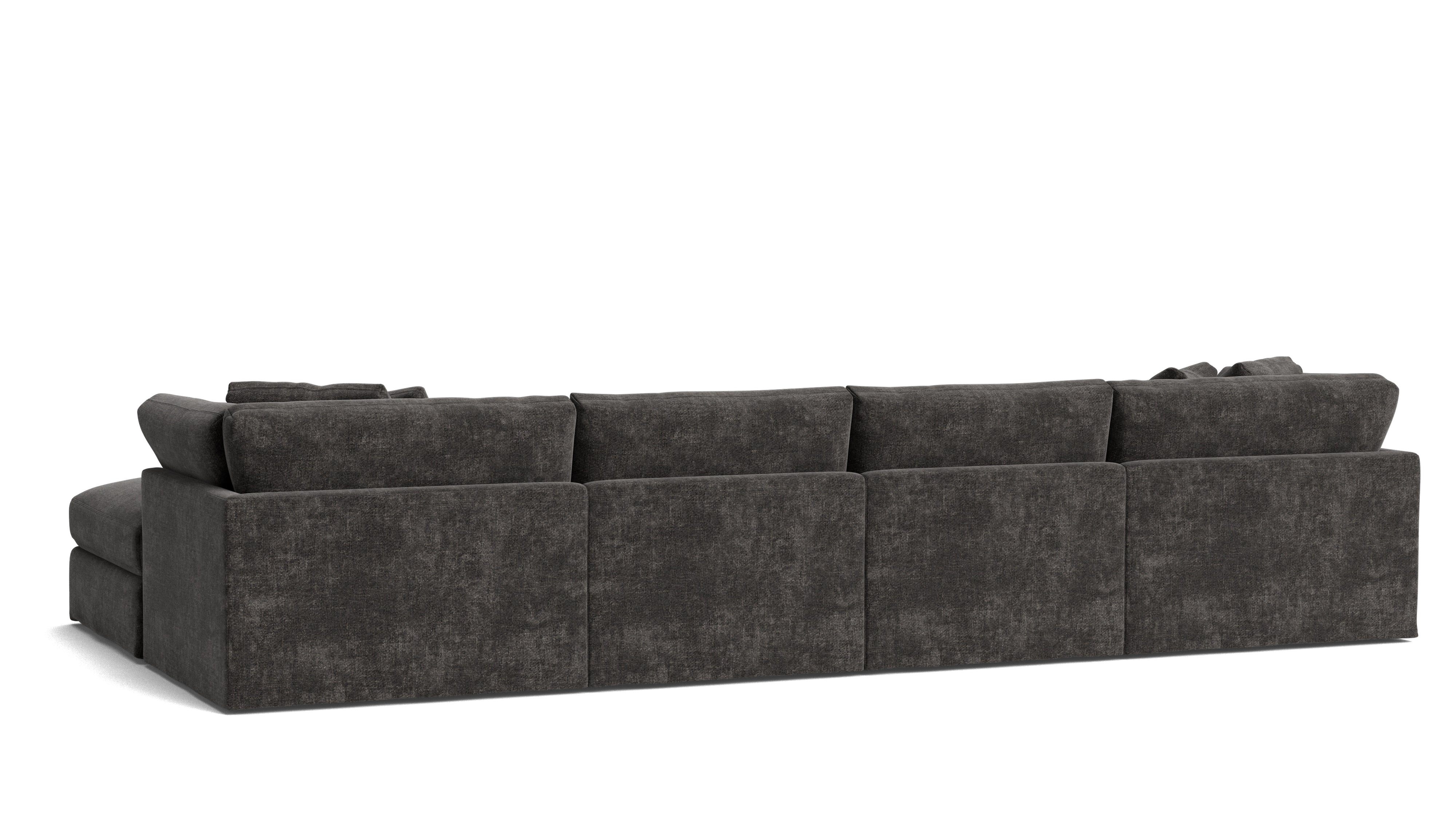 Get Together™ 6 - Piece Modular U - Shaped Sectional, Large, Truffle - Sundays Company CanadaSEC-YJ-042-003
