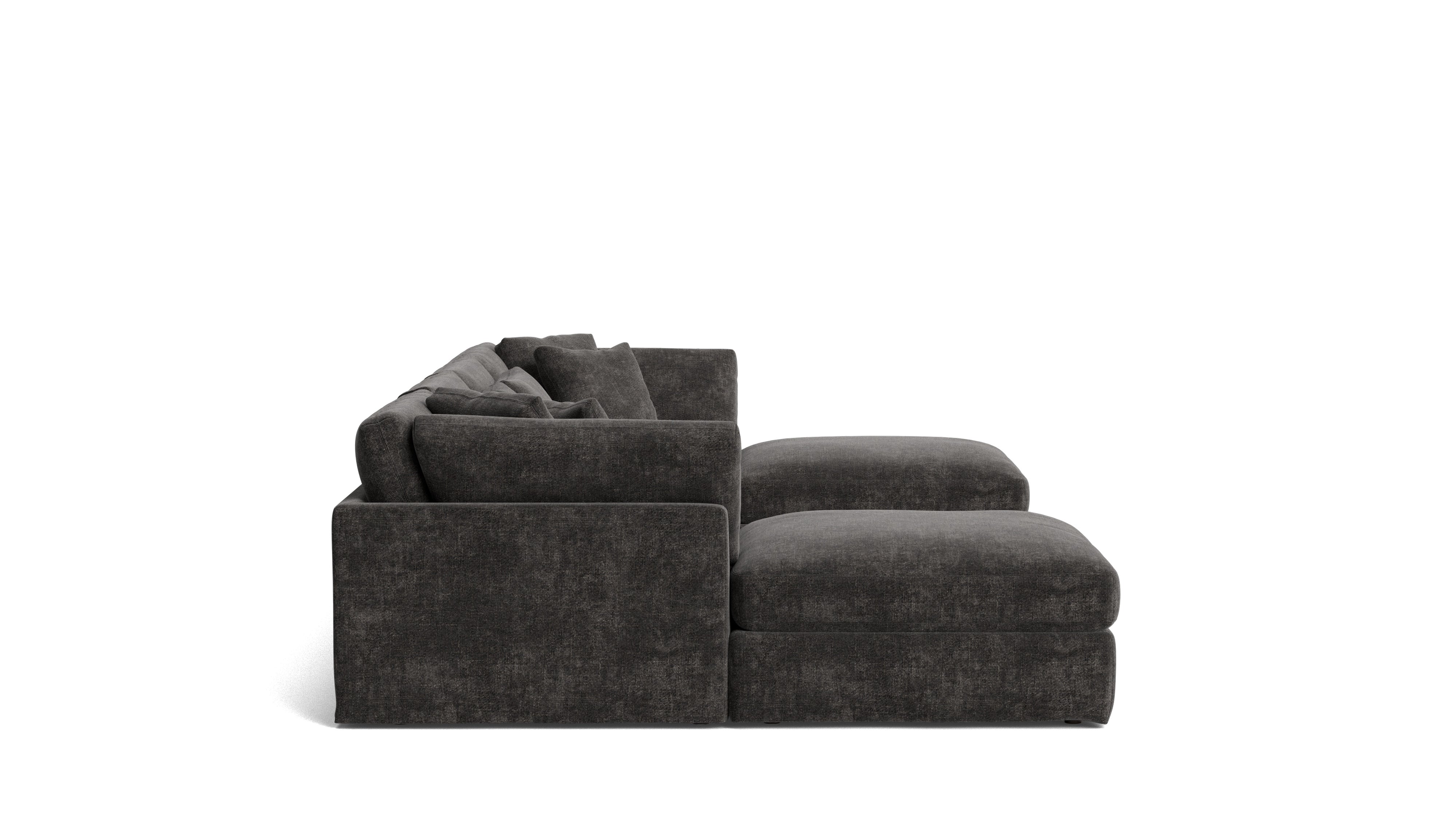 Get Together™ 6 - Piece Modular U - Shaped Sectional, Large, Truffle - Sundays Company CanadaSEC-YJ-042-003