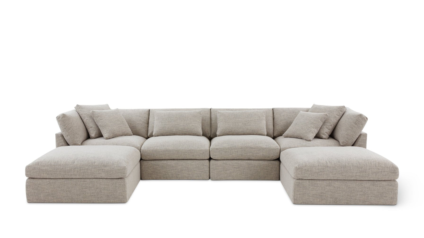 Get Together™ 6-Piece Modular U-Shaped Sectional, Standard, Oatmeal_image