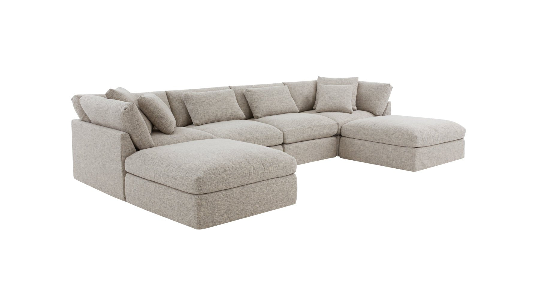 Get Together™ 6-Piece Modular U-Shaped Sectional, Standard, Oatmeal_image
