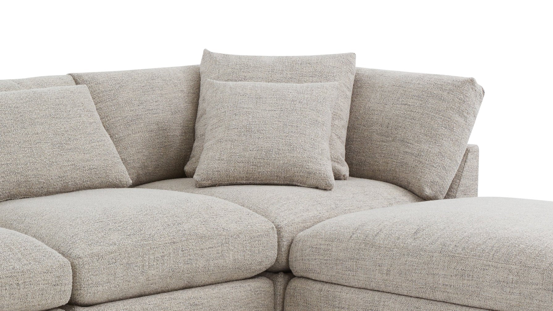 Get Together™ 6-Piece Modular U-Shaped Sectional, Standard, Oatmeal - Image 8