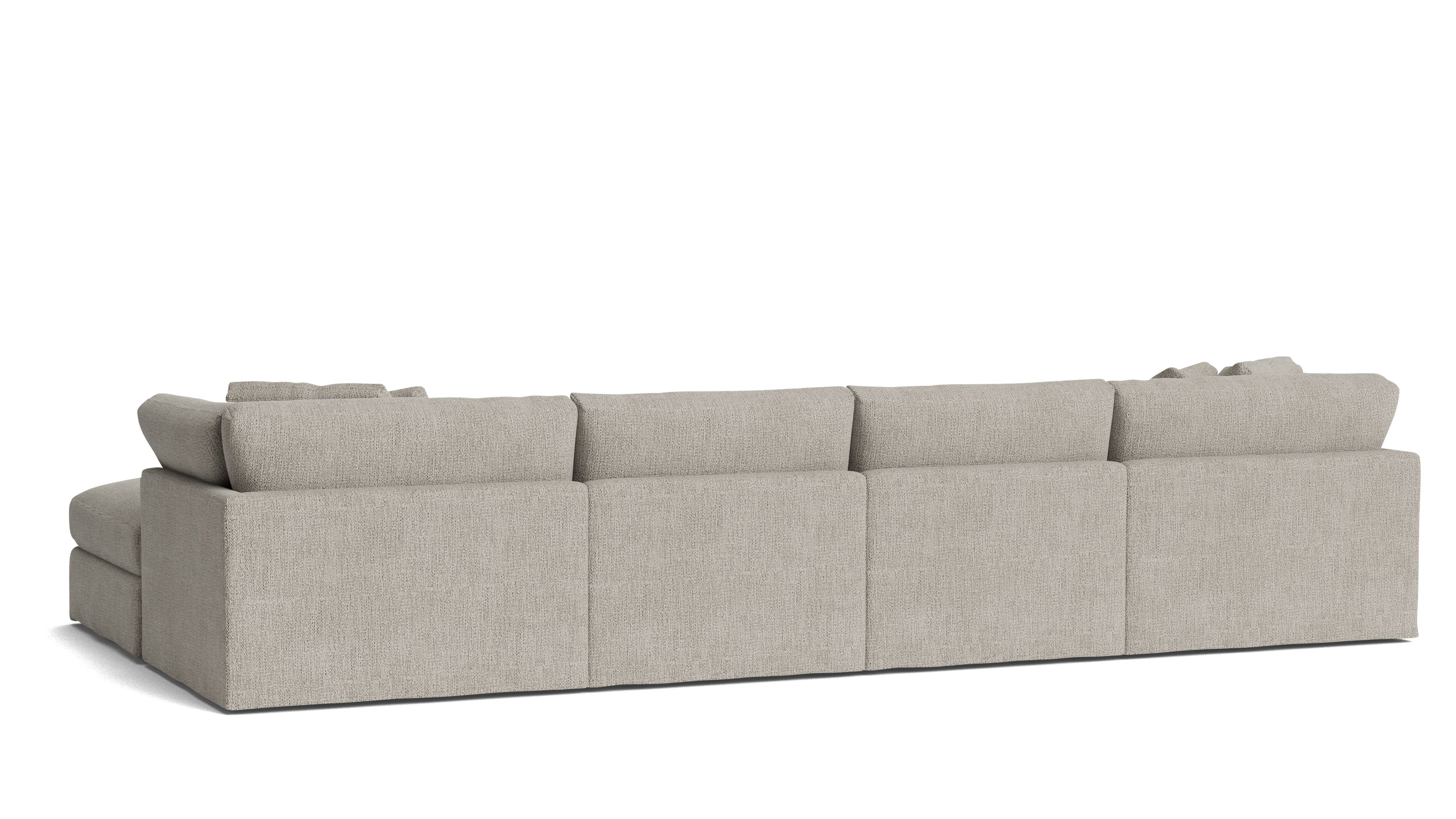 Get Together™ 6-Piece Modular U-Shaped Sectional, Large, Oatmeal