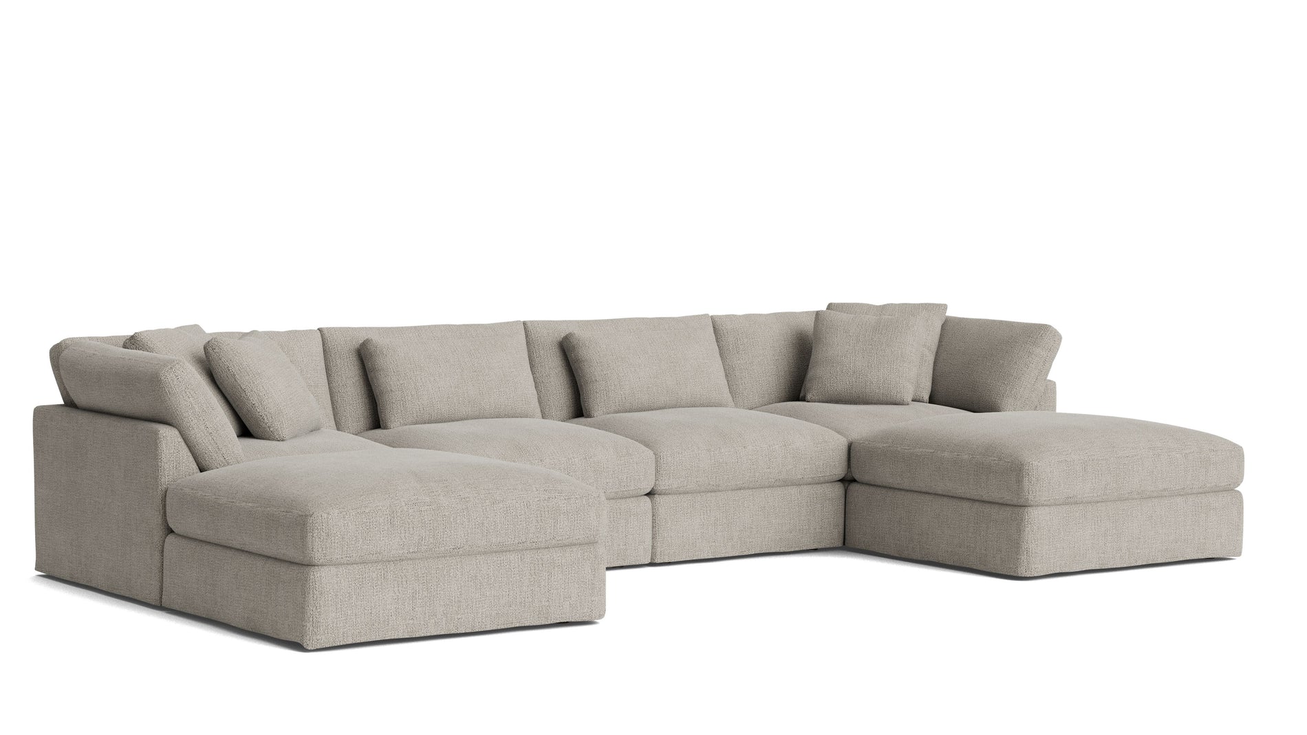 Get Together™ 6-Piece Modular U-Shaped Sectional, Large, Oatmeal_image