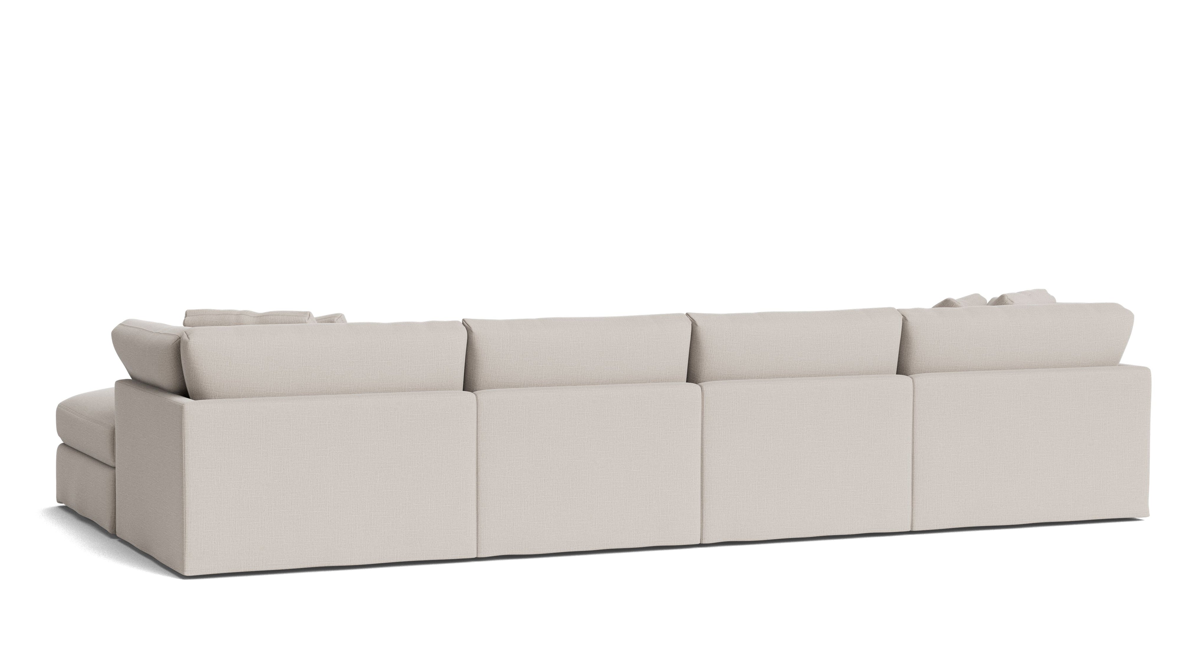 Get Together™ 6-Piece Modular U-Shaped Sectional, Large, Clay