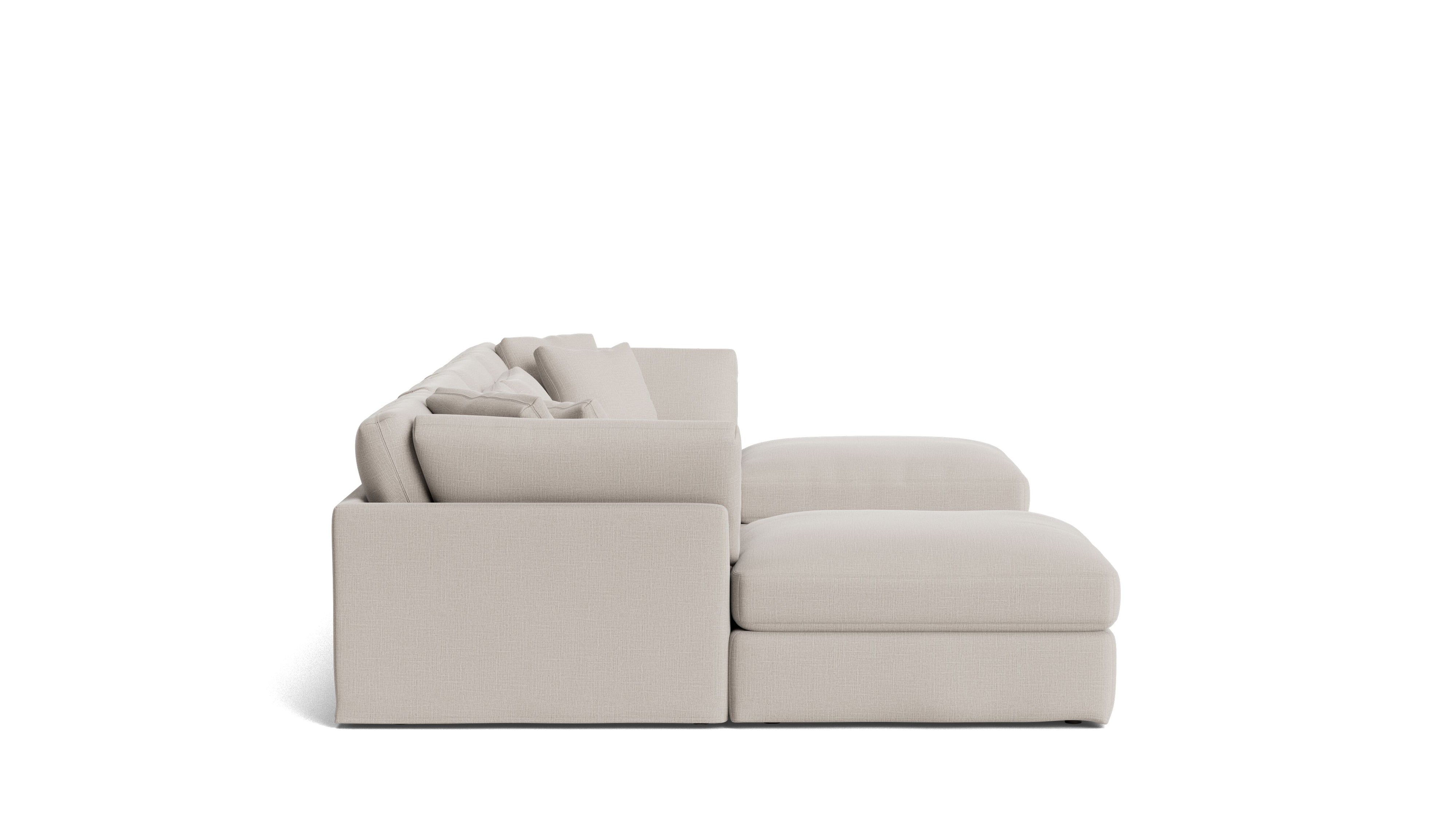 Get Together™ 6-Piece Modular U-Shaped Sectional, Large, Clay