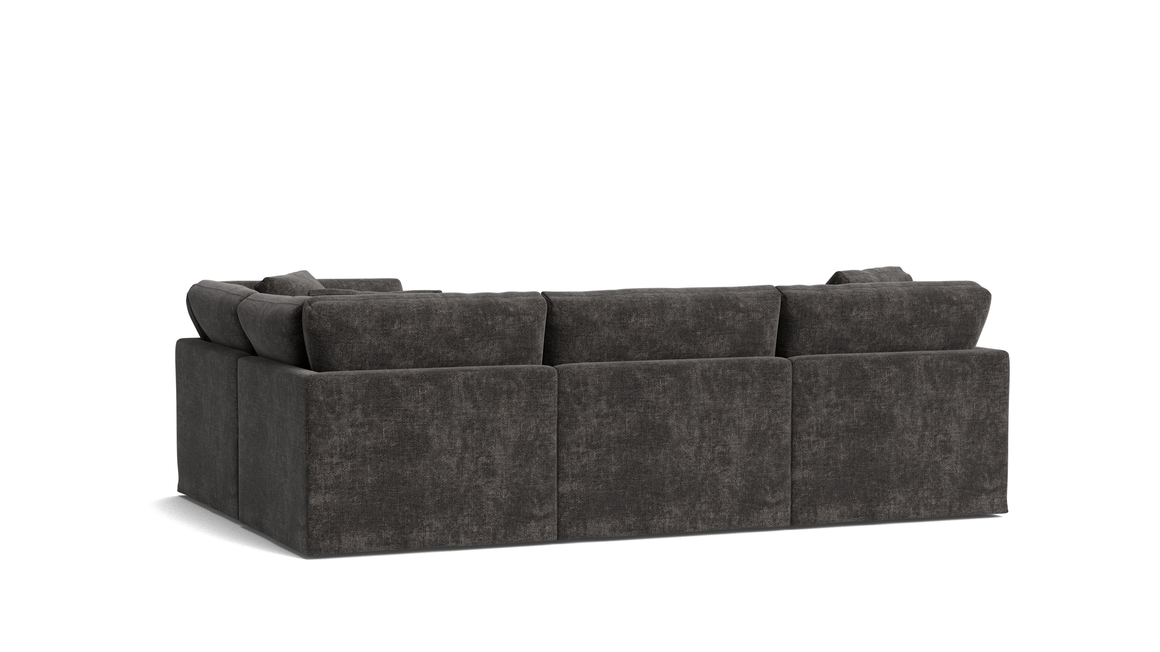 Get Together™ 4-Piece Modular Sectional Closed, Standard, Truffle