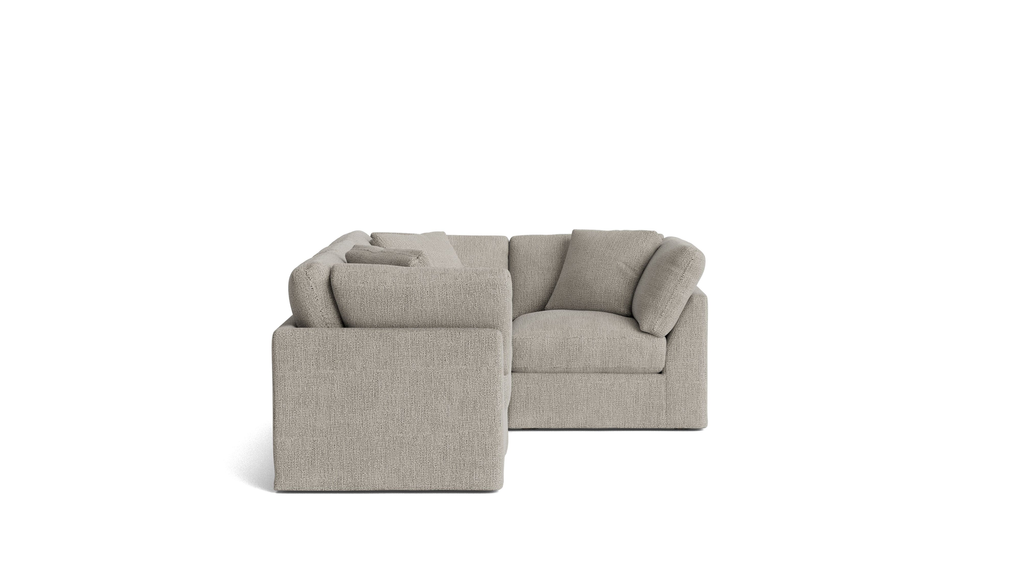 Get Together™ 4-Piece Modular Sectional Closed, Standard, Oatmeal