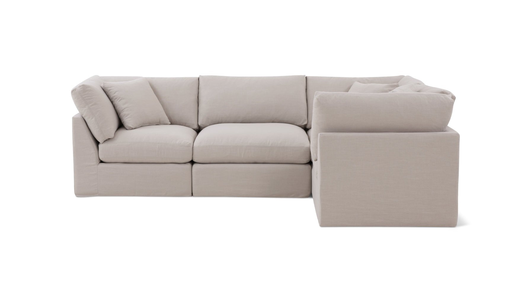 Get Together™ 4-Piece Modular Sectional Closed, Standard, Clay_image