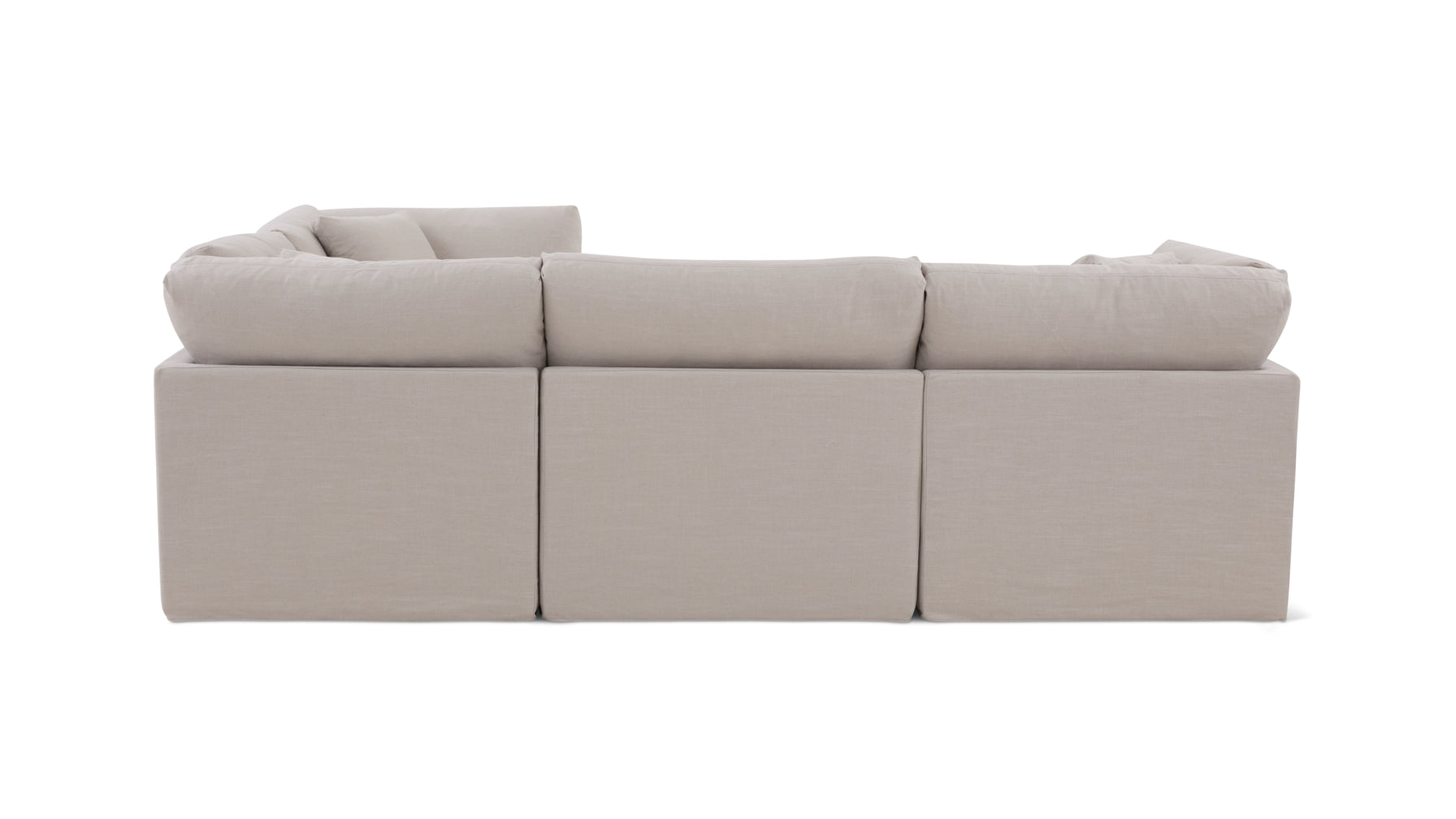 Get Together™ 4-Piece Modular Sectional Closed, Standard, Clay - Image 8