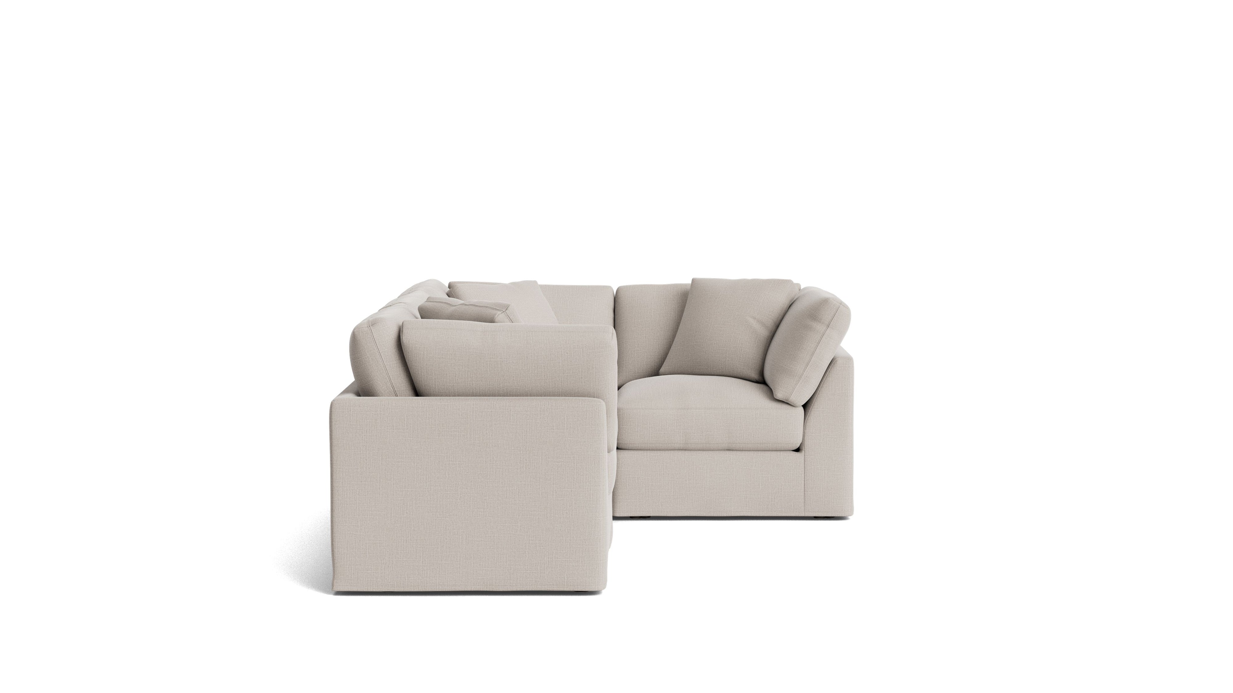 Get Together™ 4-Piece Modular Sectional Closed, Standard, Clay