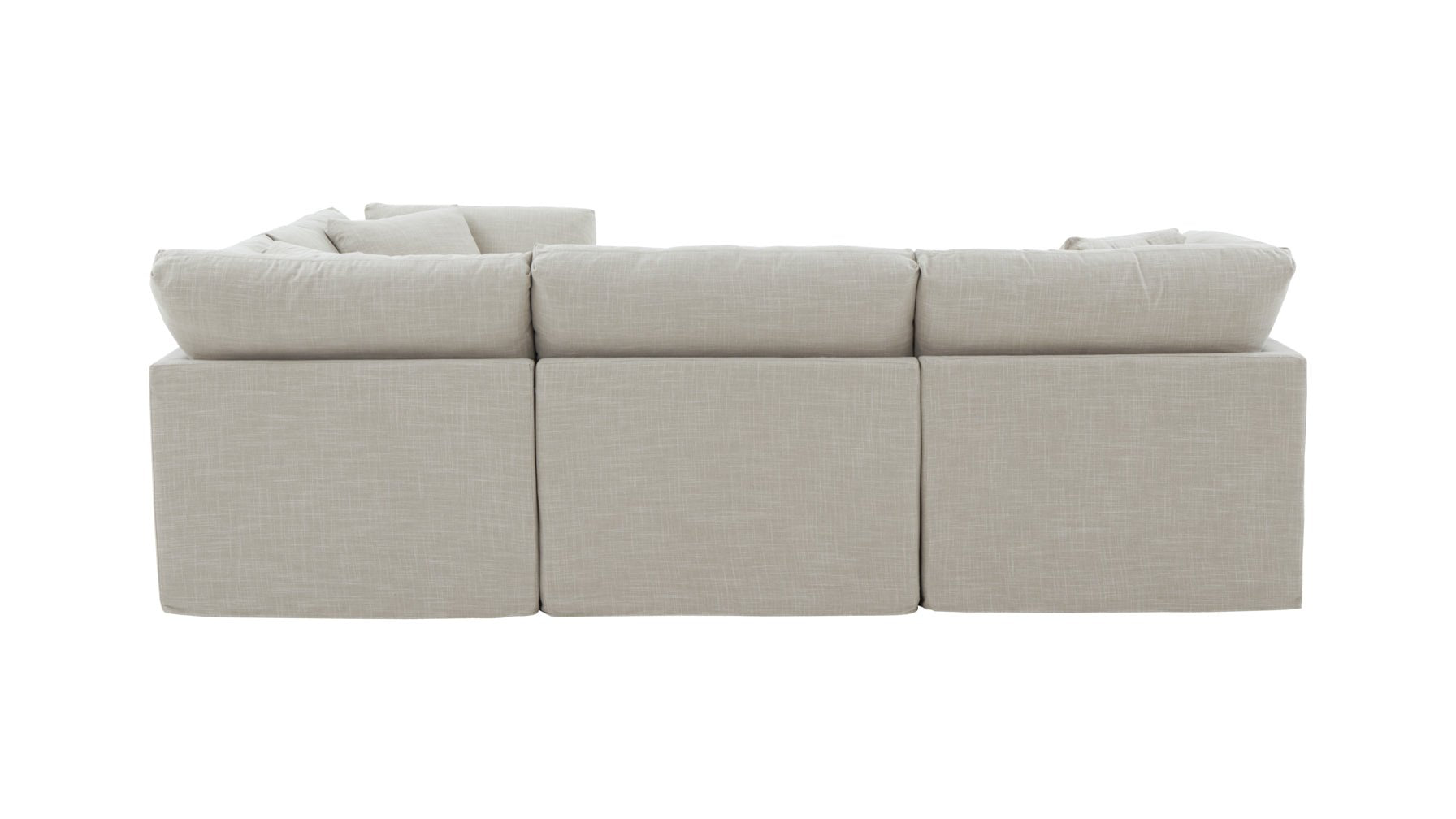 Get Together™ 4-Piece Modular Sectional Closed, Standard, Light Pebble - Image 9