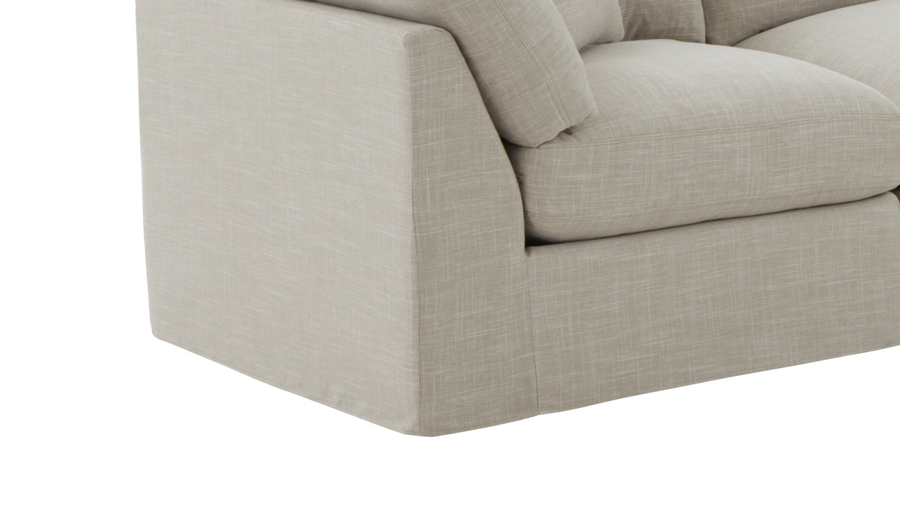 Get Together™ 4-Piece Modular Sectional Closed, Standard, Light Pebble - Image 7