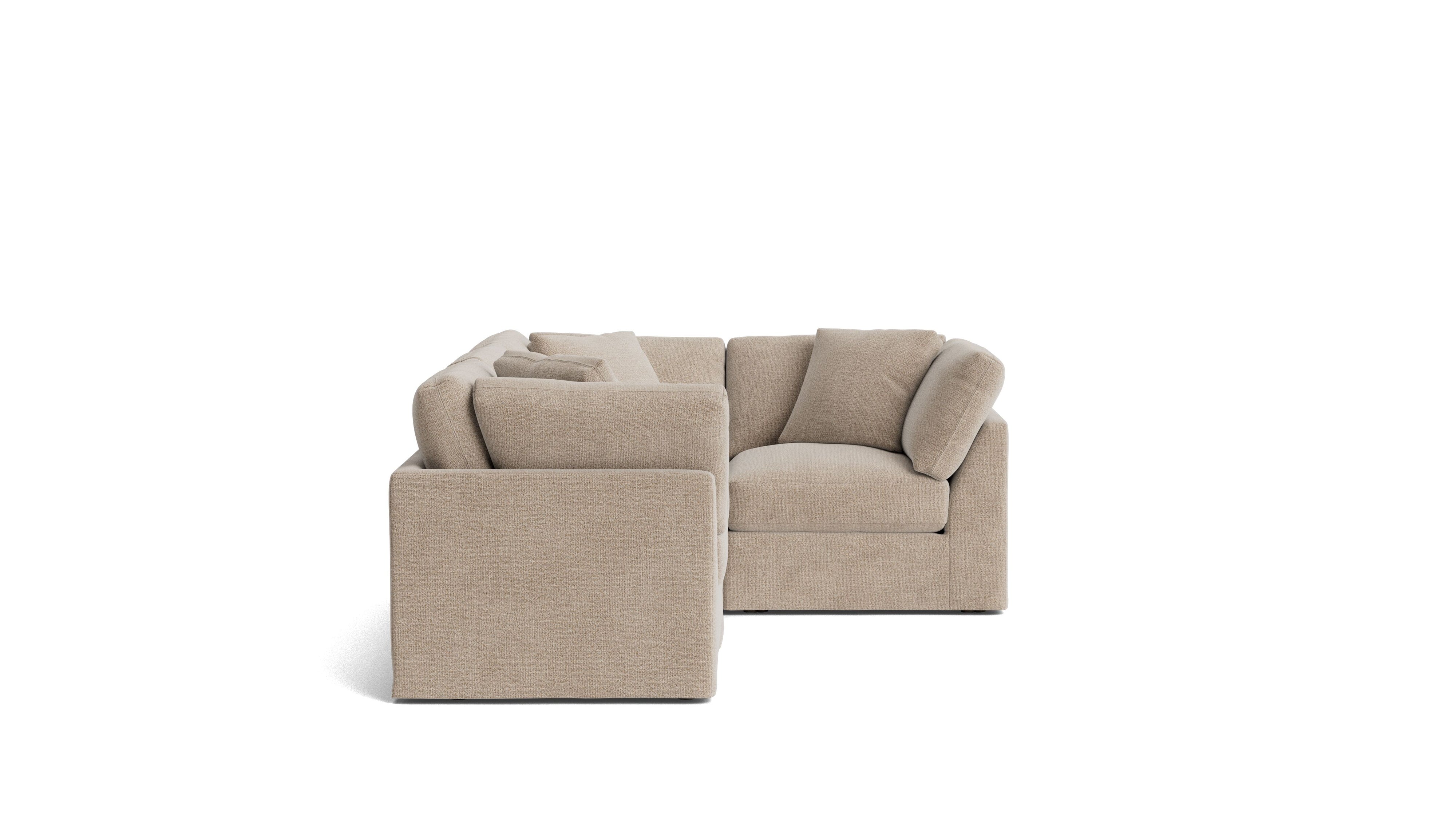 Get Together™ 4-Piece Modular Sectional Closed, Standard, Champagne