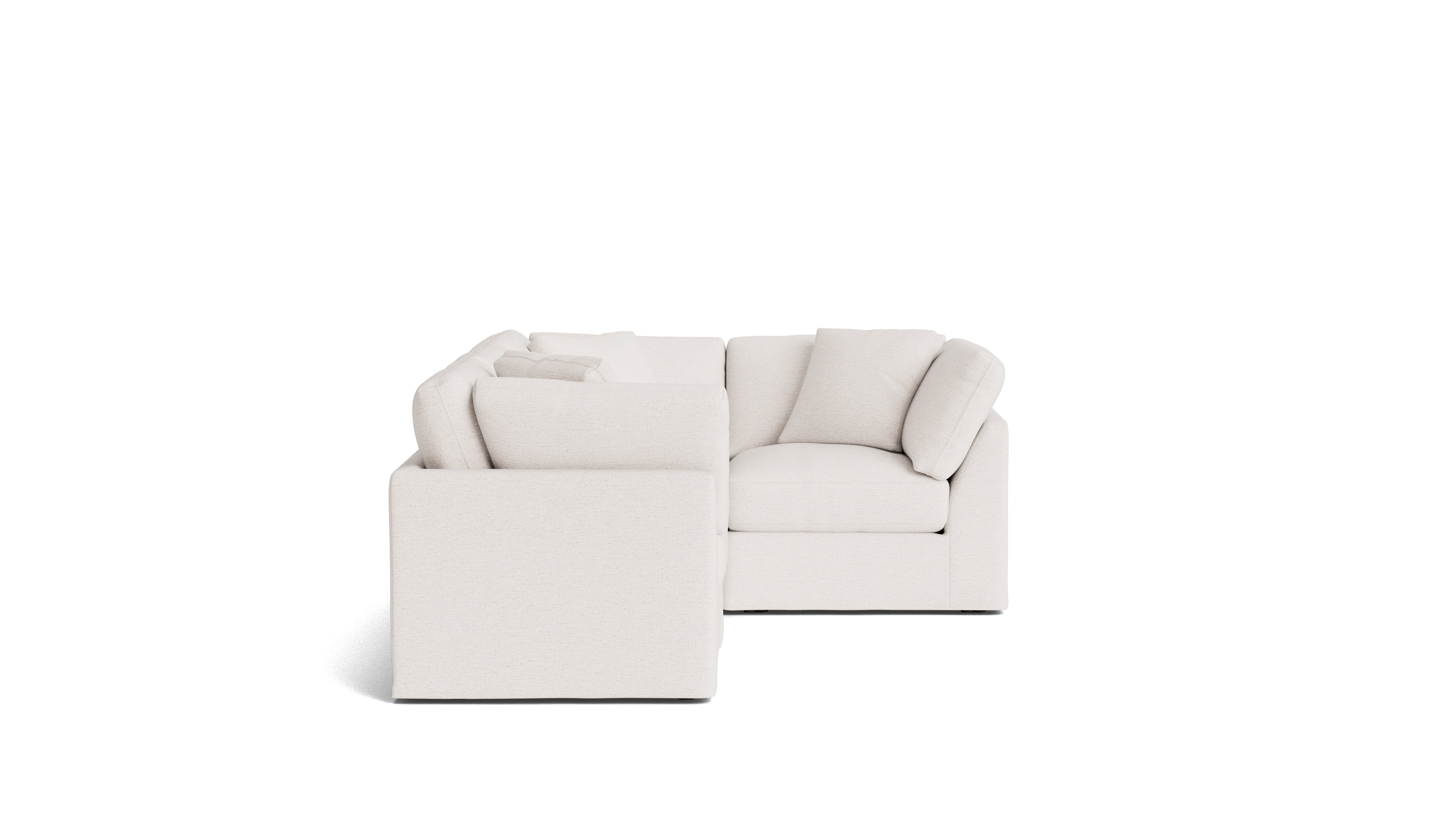 Get Together™ 4-Piece Modular Sectional Closed, Standard, Nomad Snow