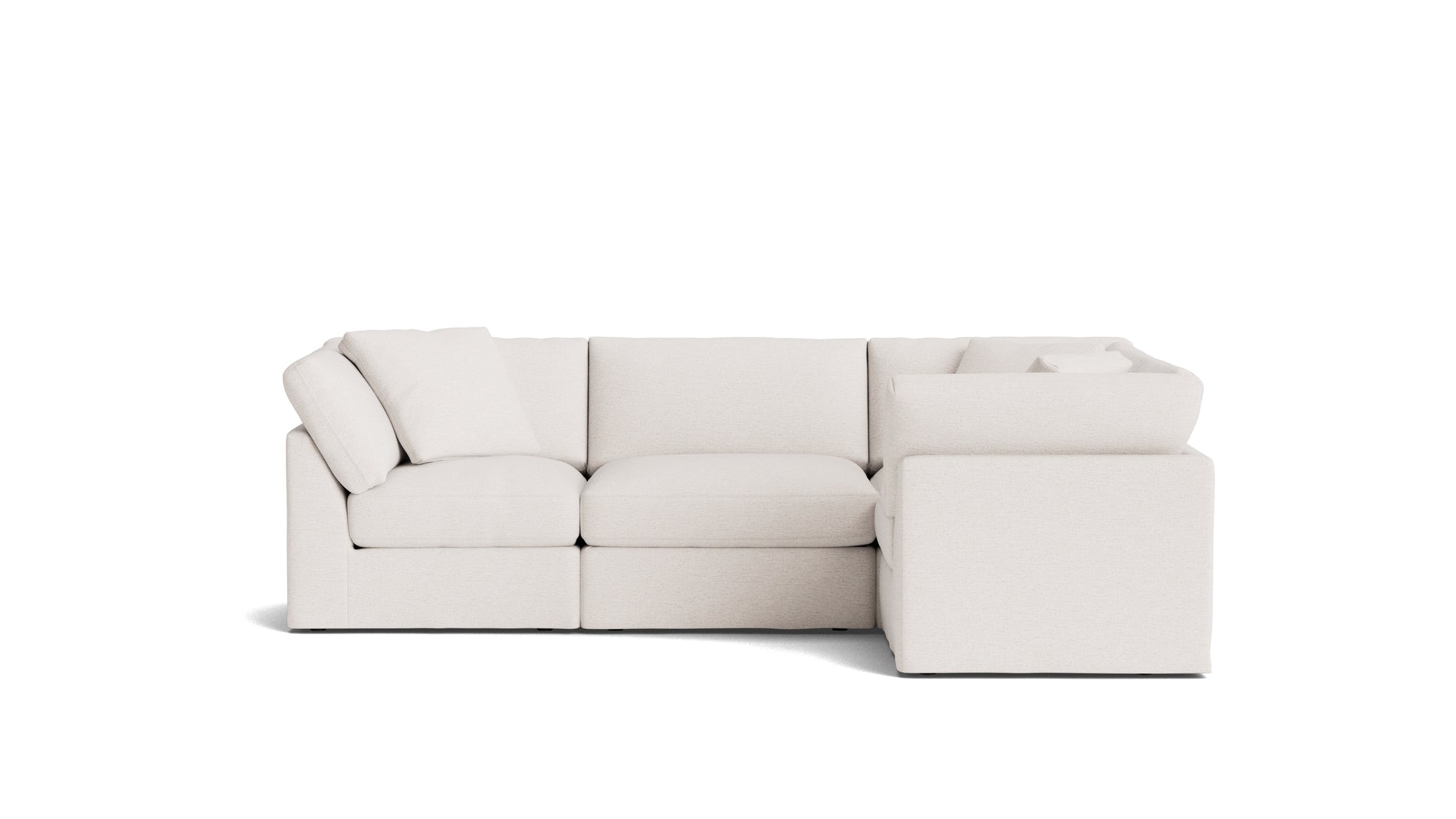 Get Together™ 4-Piece Modular Sectional Closed, Standard, Nomad Snow_image