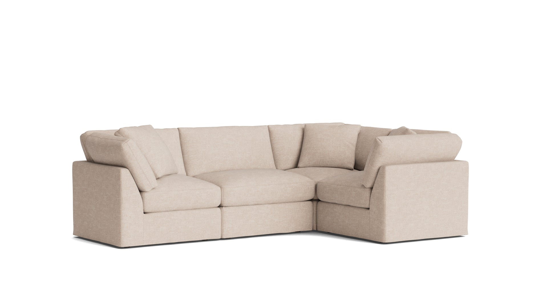 Get Together™ 4-Piece Modular Sectional Closed, Standard, Sunbeam_image