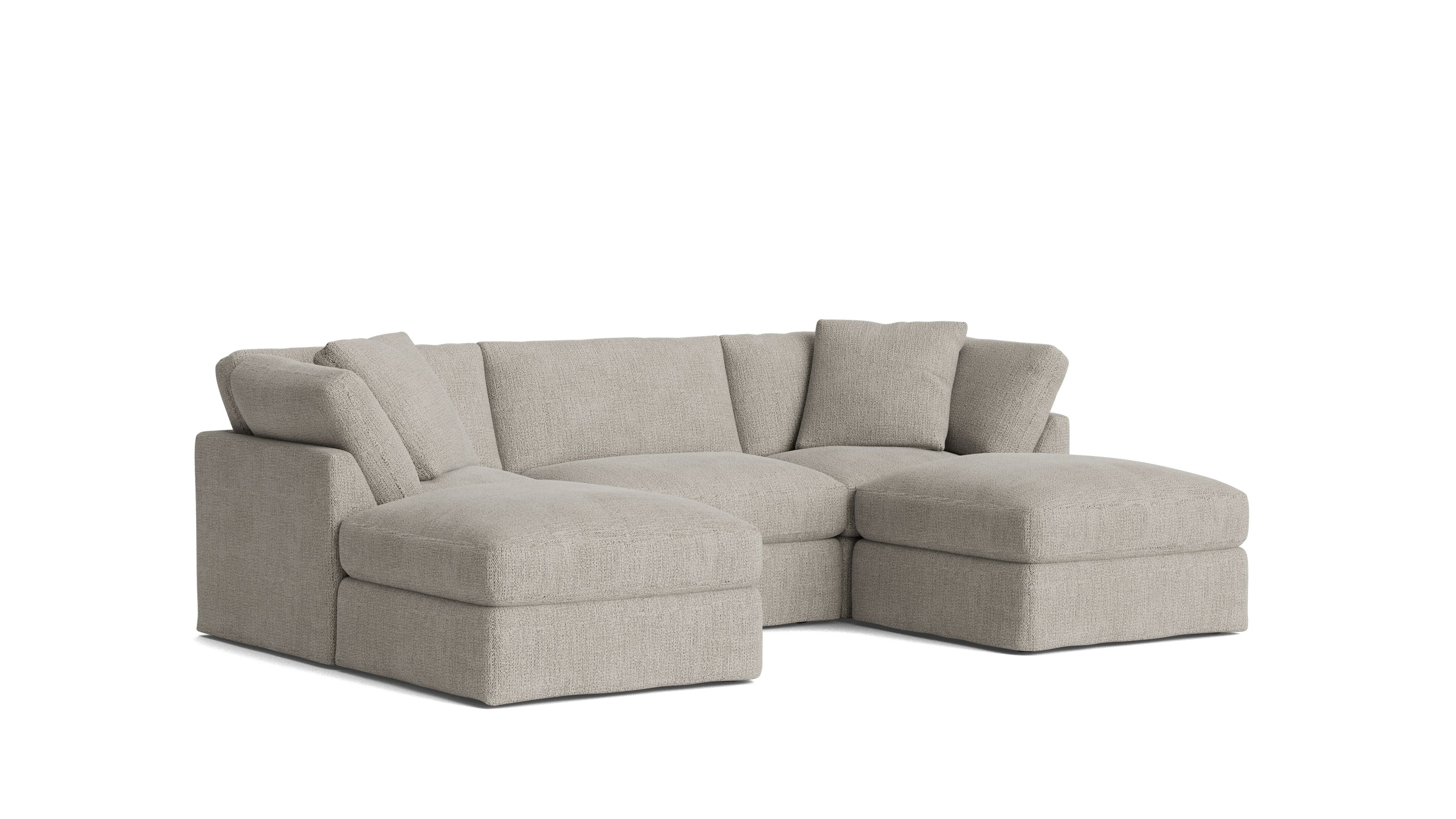 Get Together™ 5-Piece Modular U-Shaped Sectional, Standard, Oatmeal