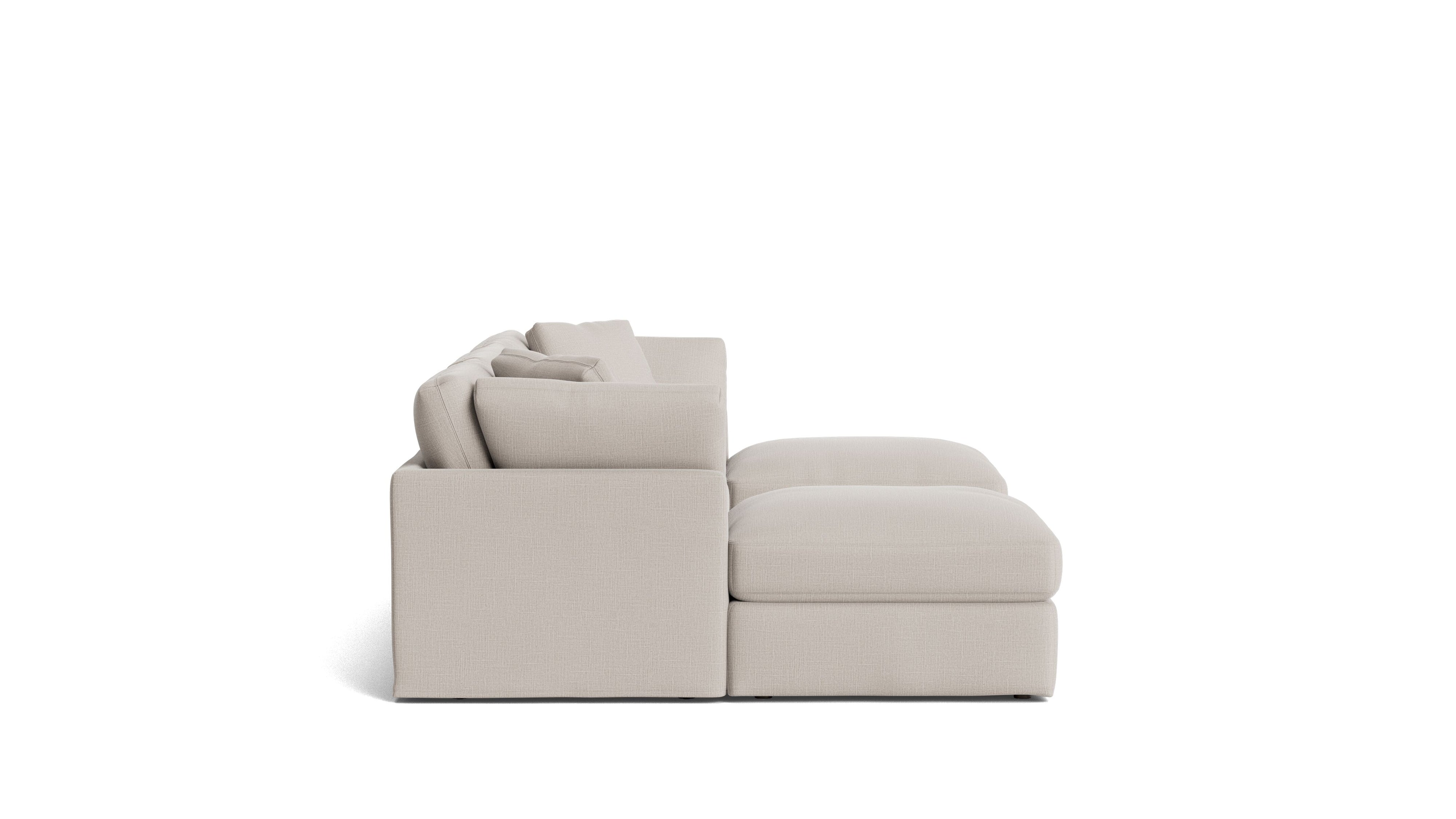 Get Together™ 5-Piece Modular U-Shaped Sectional, Standard, Clay