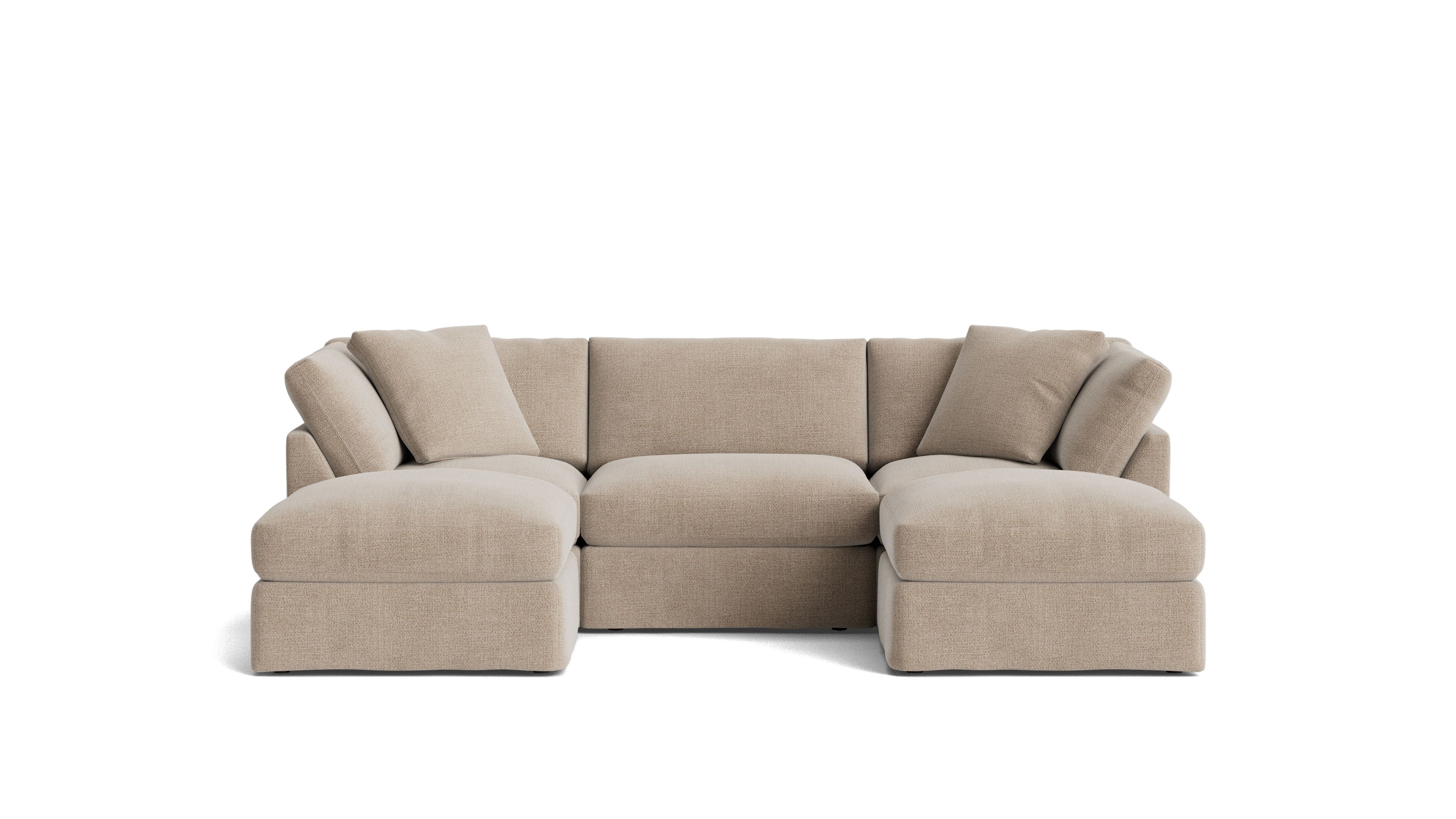 Get Together™ 5-Piece Modular U-Shaped Sectional, Standard, Champagne - Image 2