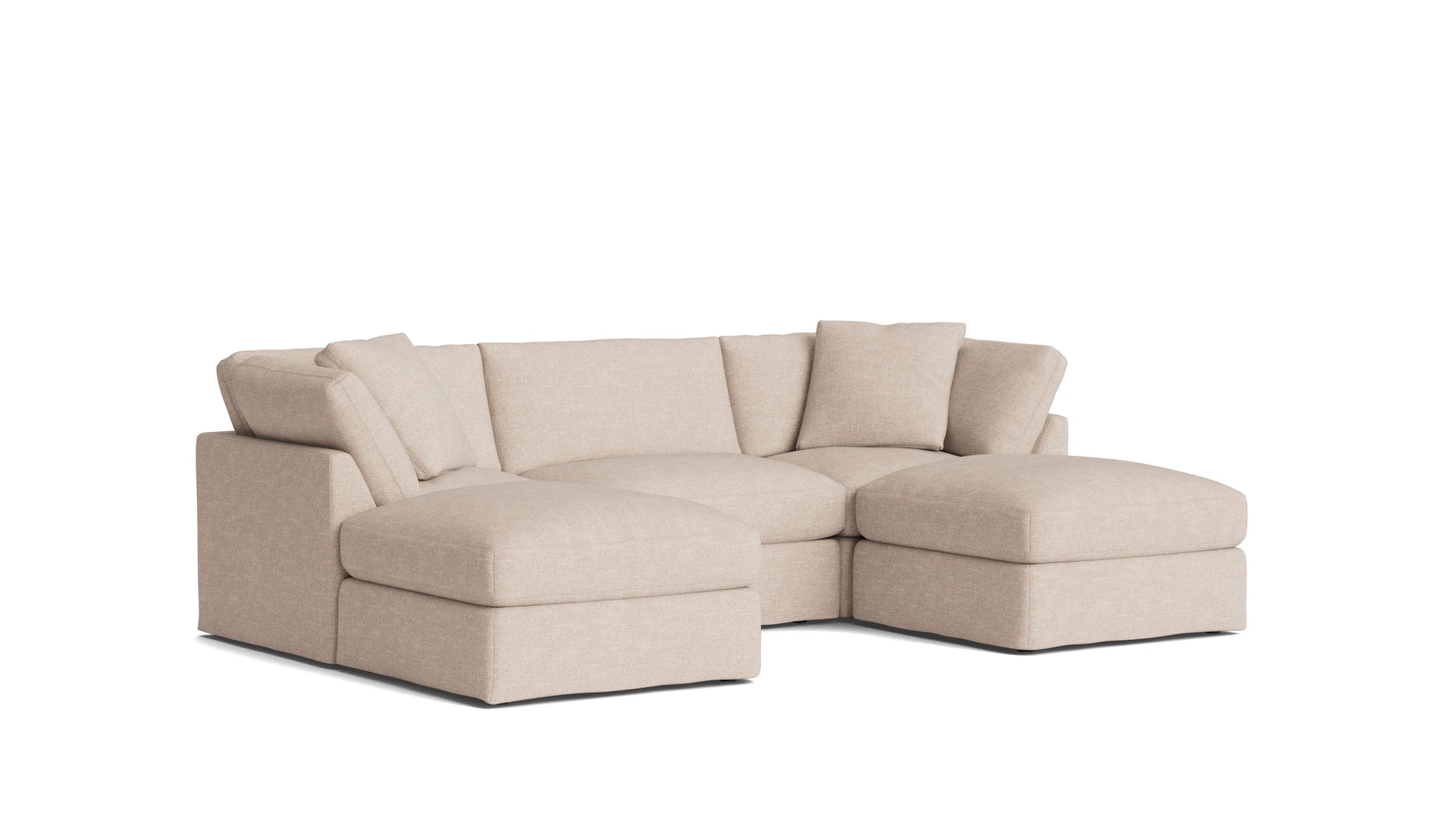 Get Together™ 5-Piece Modular U-Shaped Sectional, Standard, Sunbeam_image