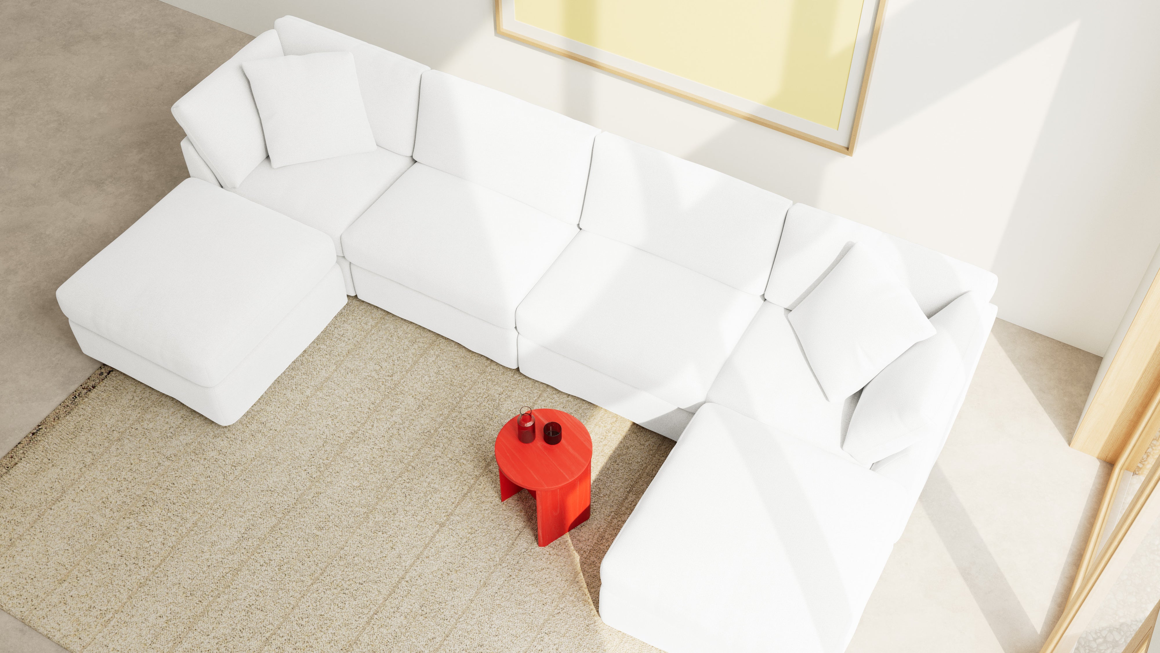 Get Together™ 6-Piece Modular U-Shaped Sectional, Standard, Sea Salt