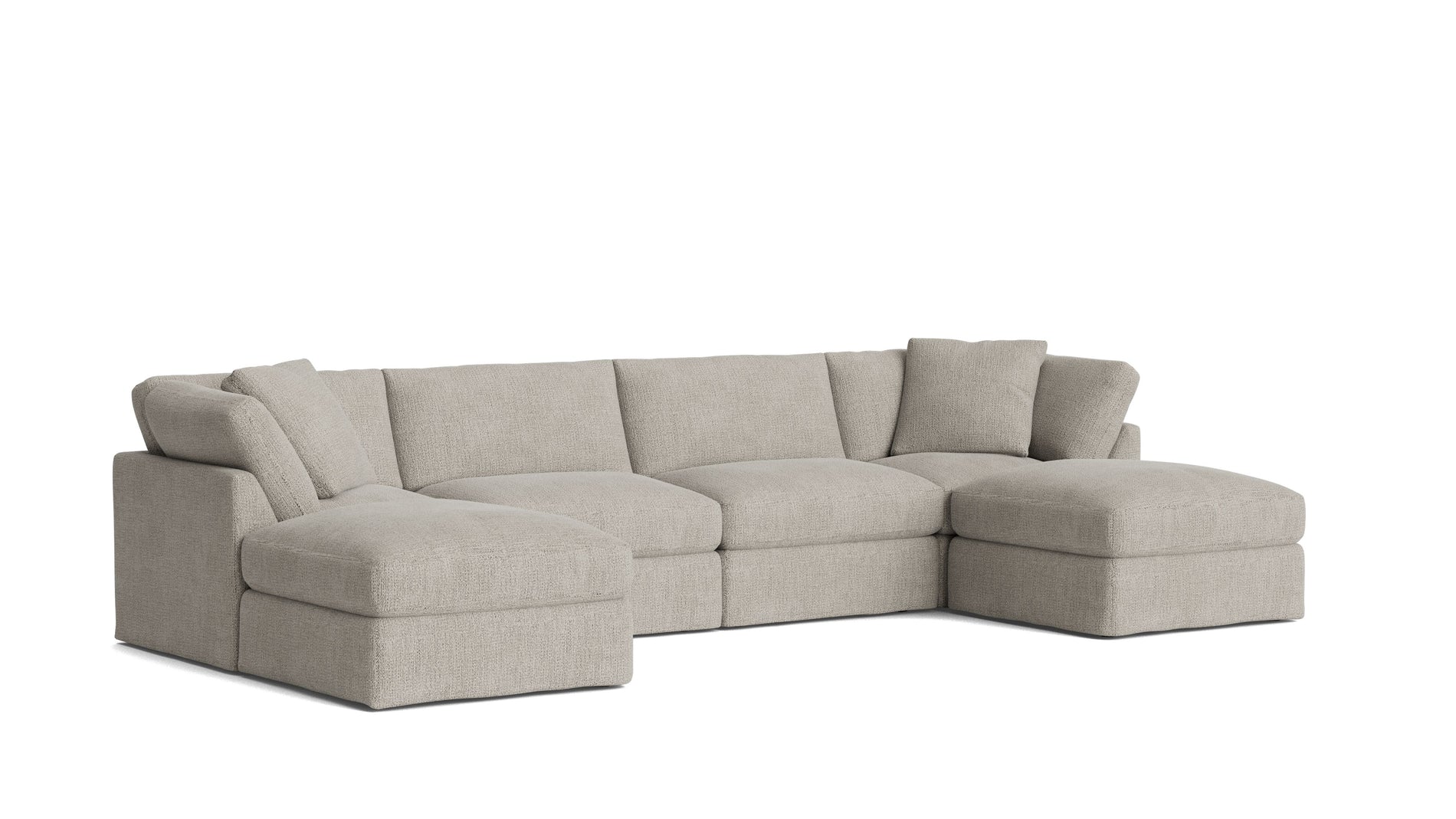 Get Together™ 6-Piece Modular U-Shaped Sectional, Standard, Oatmeal_image