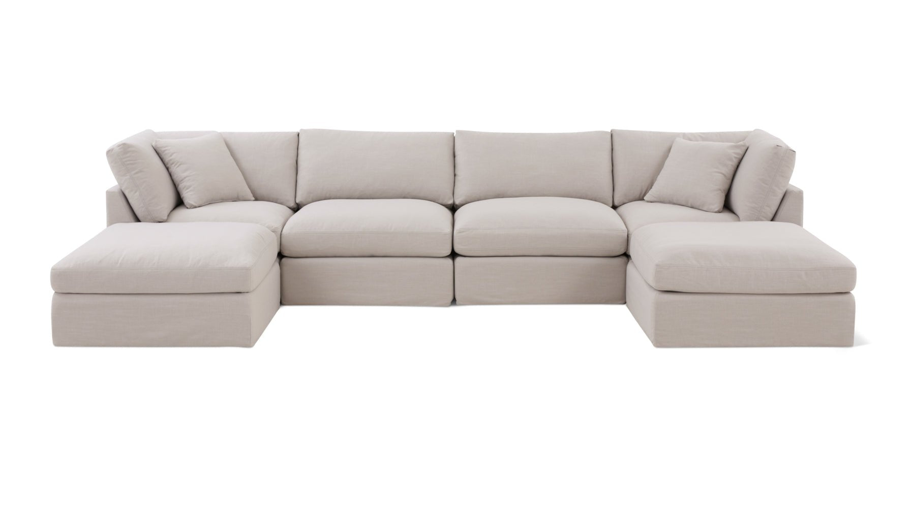 Get Together™ 6-Piece Modular U-Shaped Sectional, Standard, Clay_image