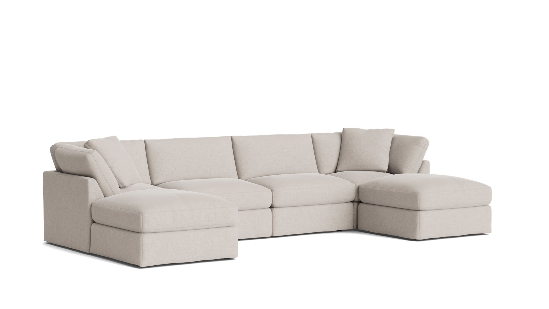 Get Together™ 6-Piece Modular U-Shaped Sectional, Standard, Clay_image