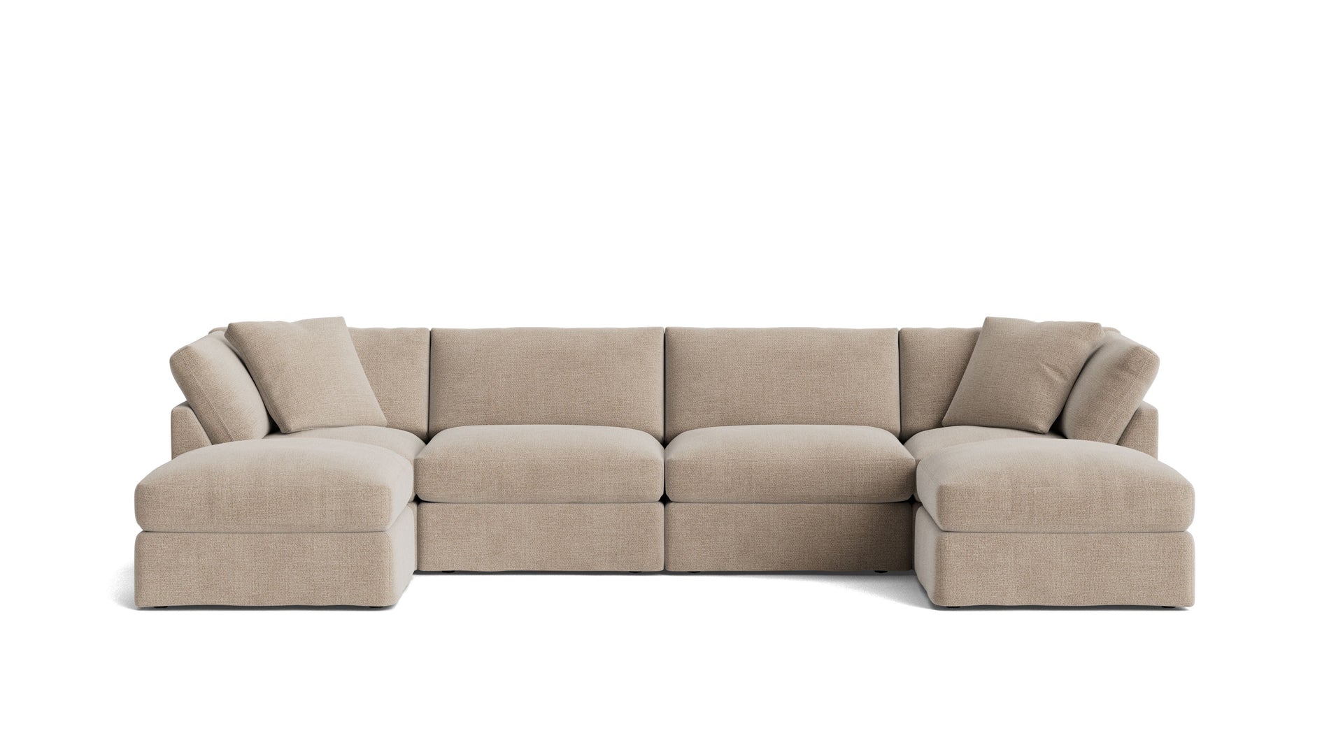 Get Together™ 6-Piece Modular U-Shaped Sectional, Standard, Champagne_image